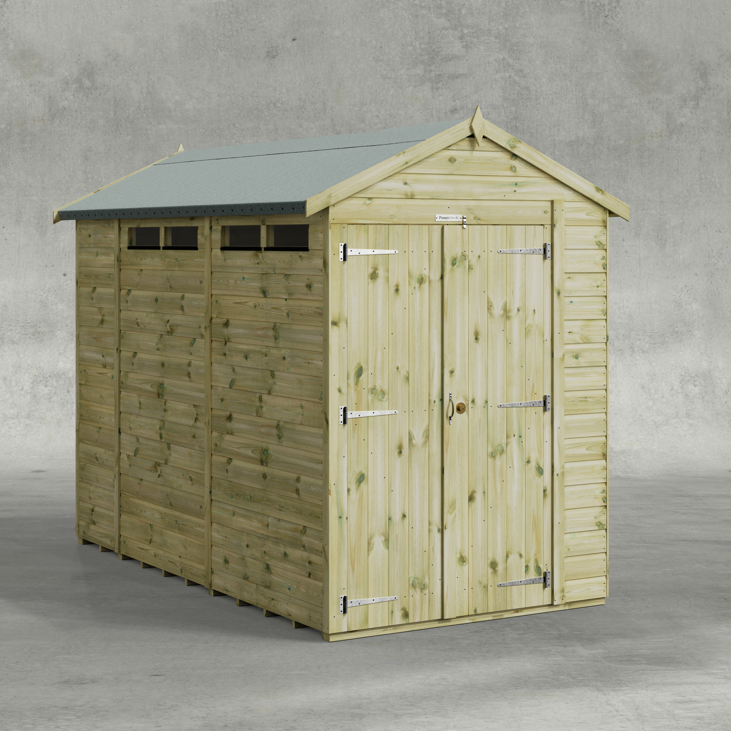 Premium Apex Security Shed