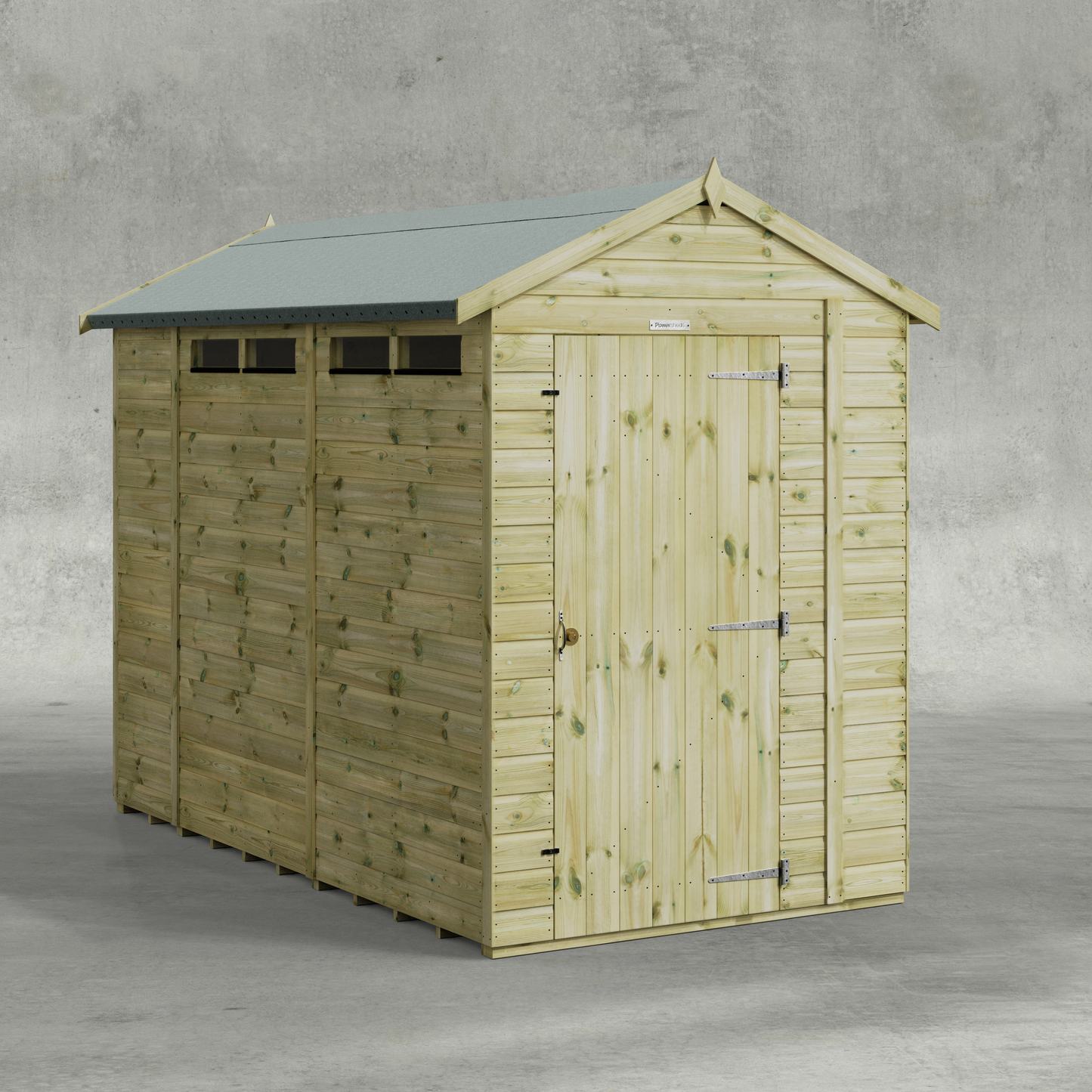Premium Apex Security Shed