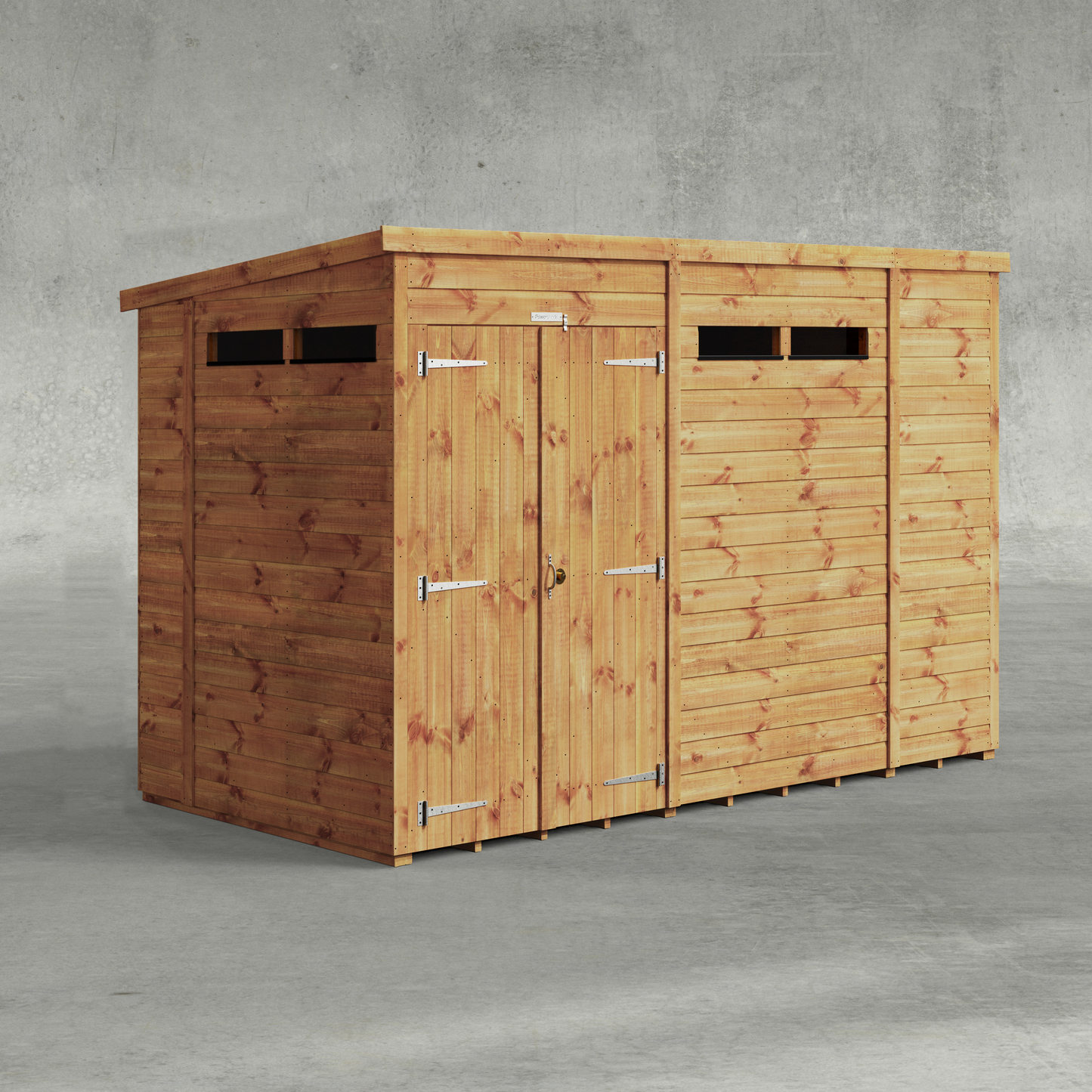 Pent Security Shed