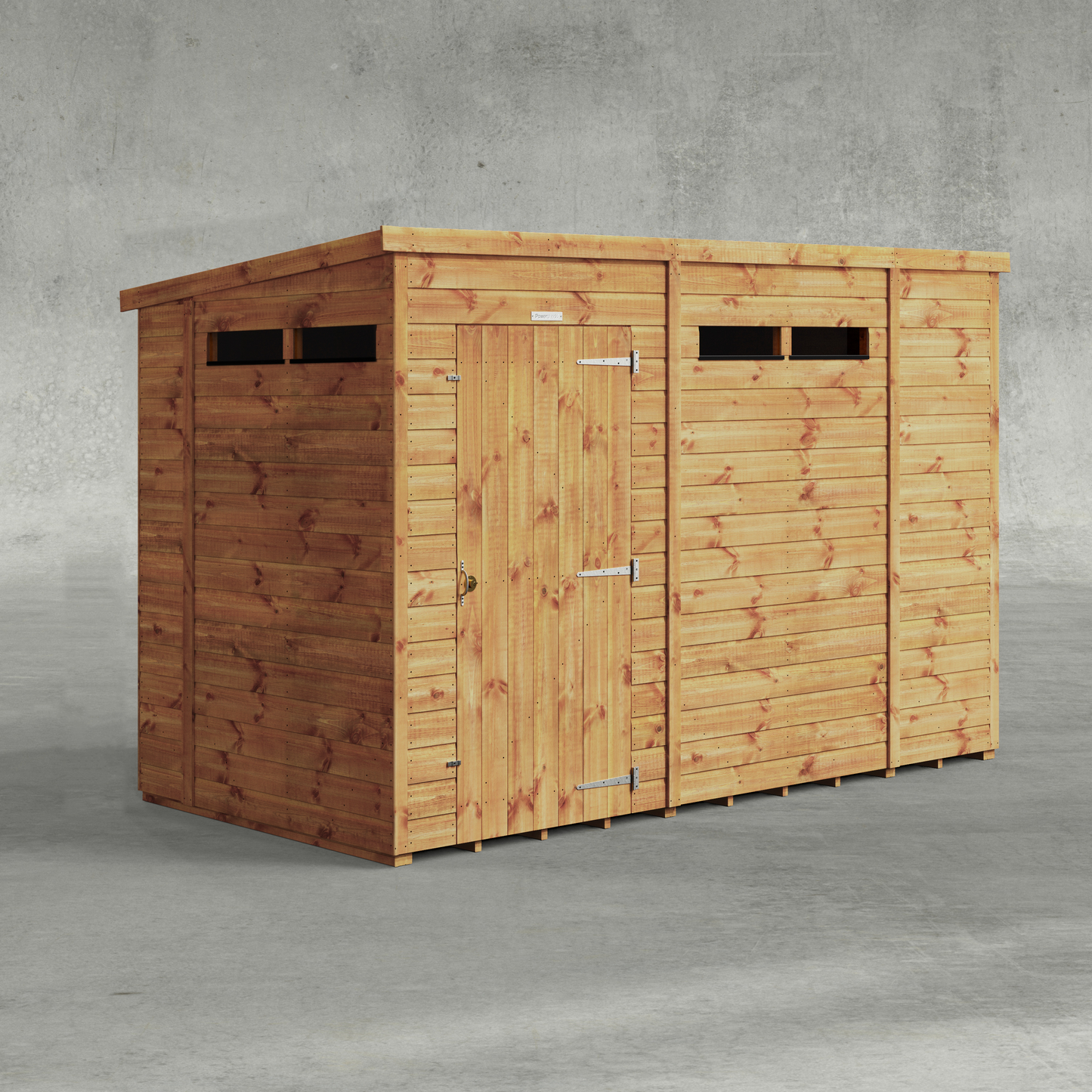 Pent Security Shed