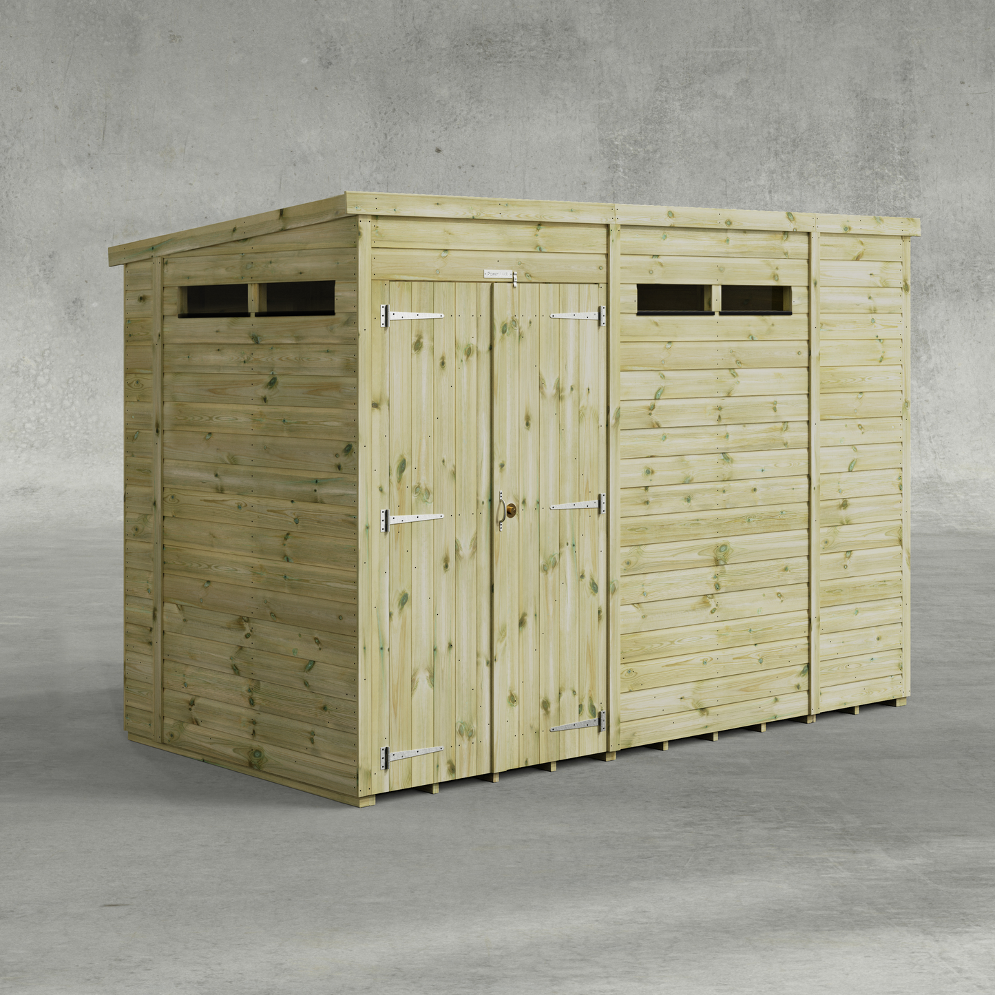 Premium Pent Security Shed