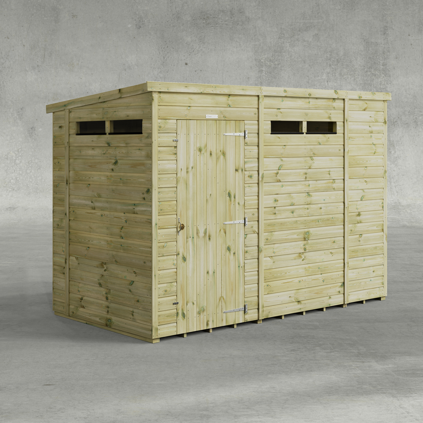 Premium Pent Security Shed