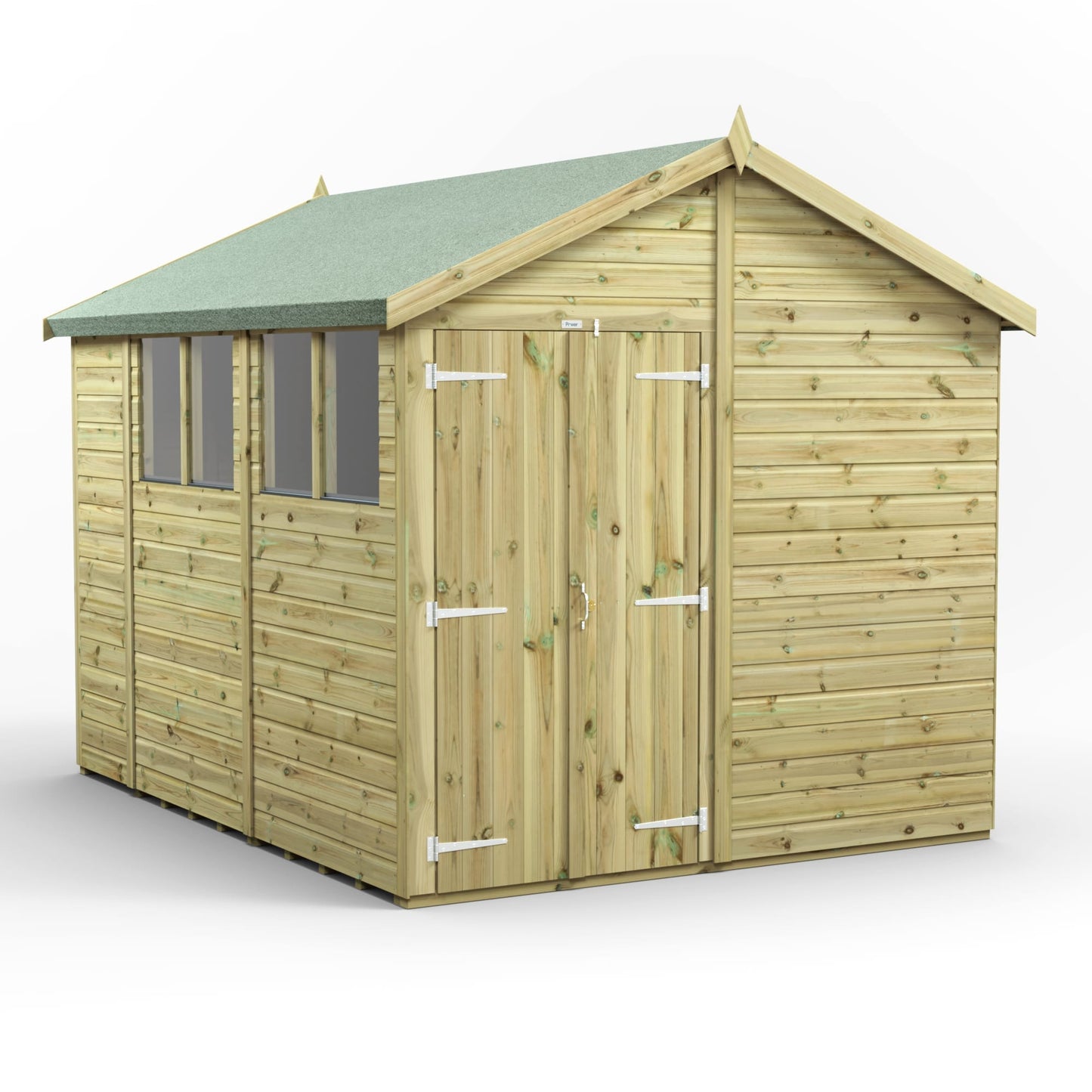 Premium Gartenhaus mit Satteldach