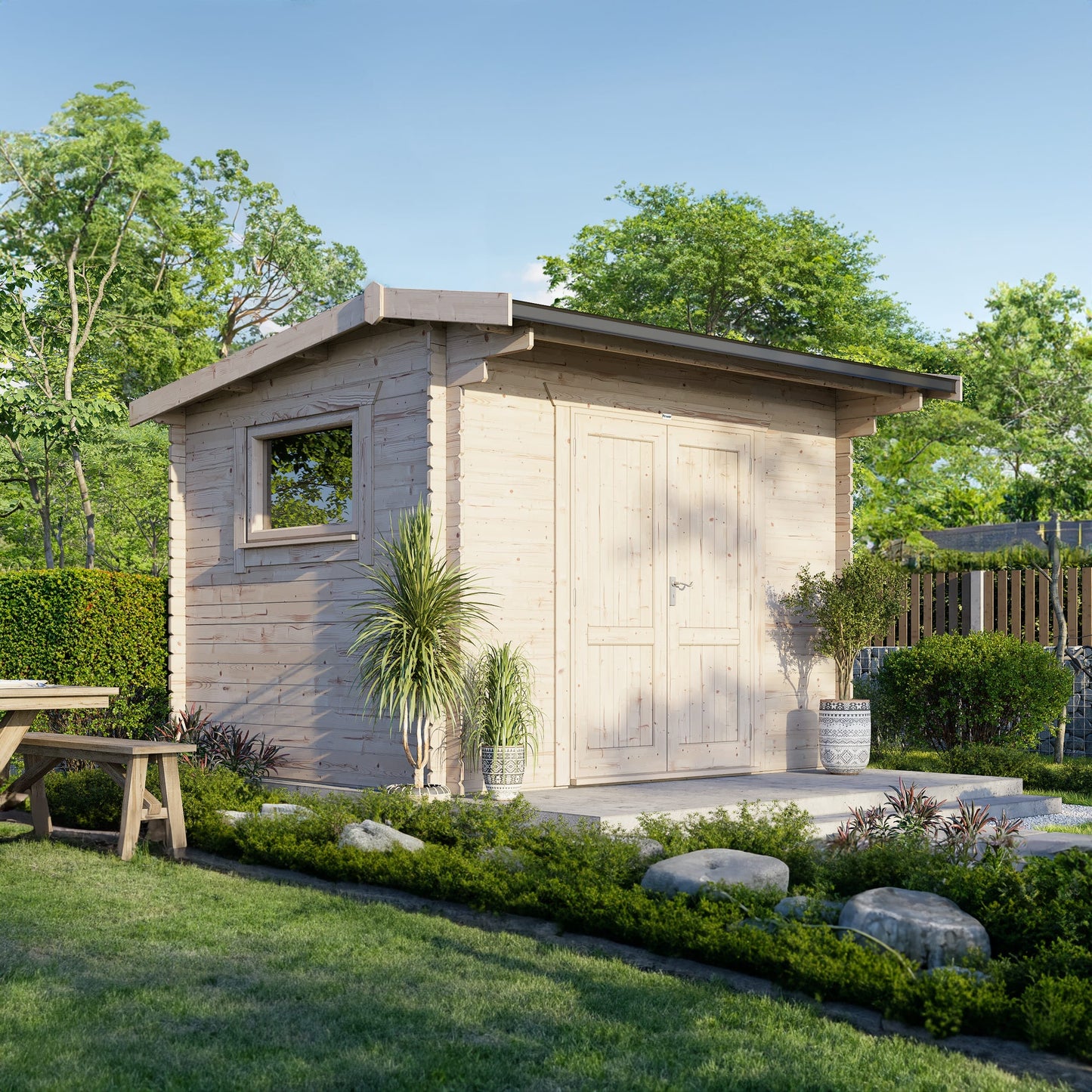 Apex Workshop Log Cabin