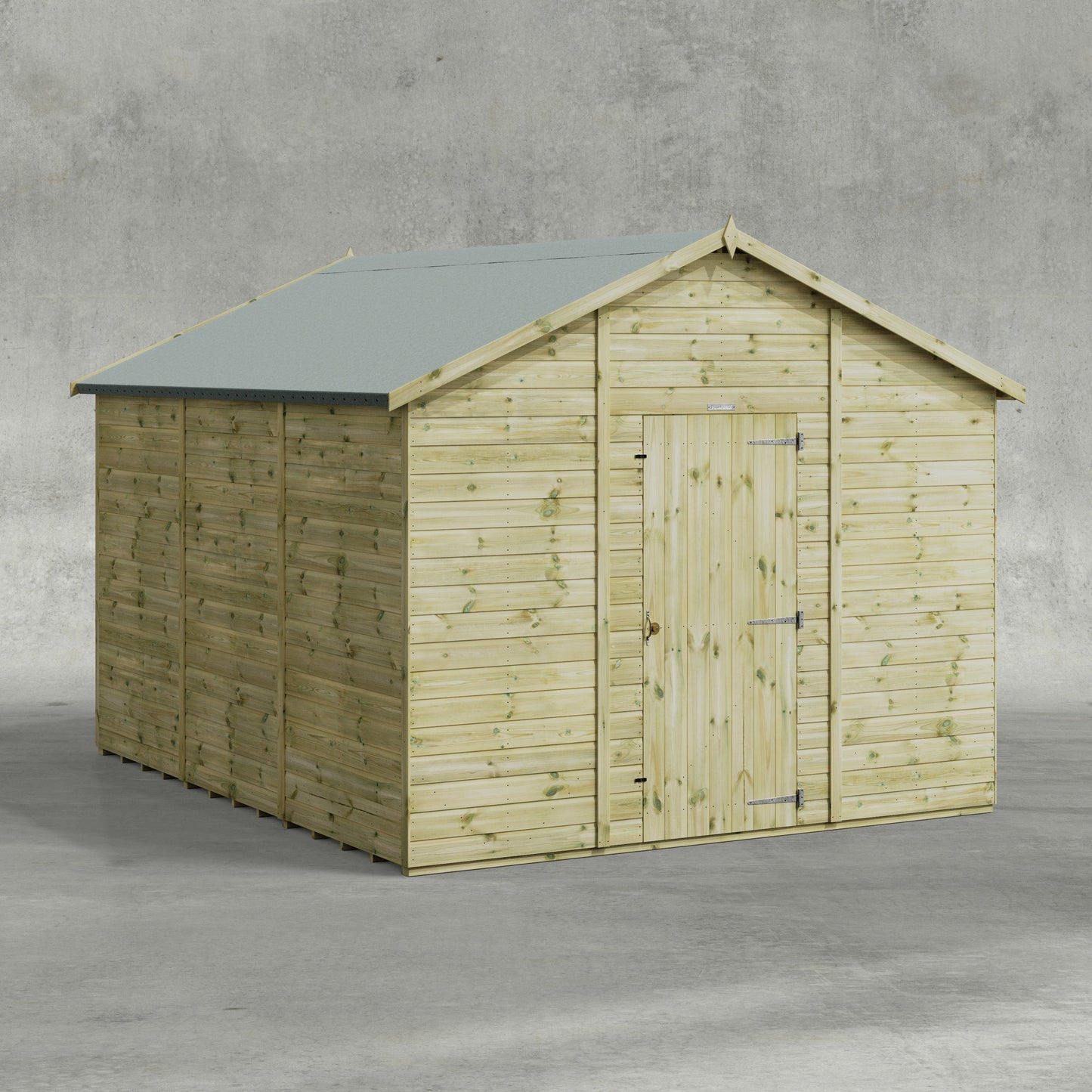 Premium Gartenhaus mit Satteldach