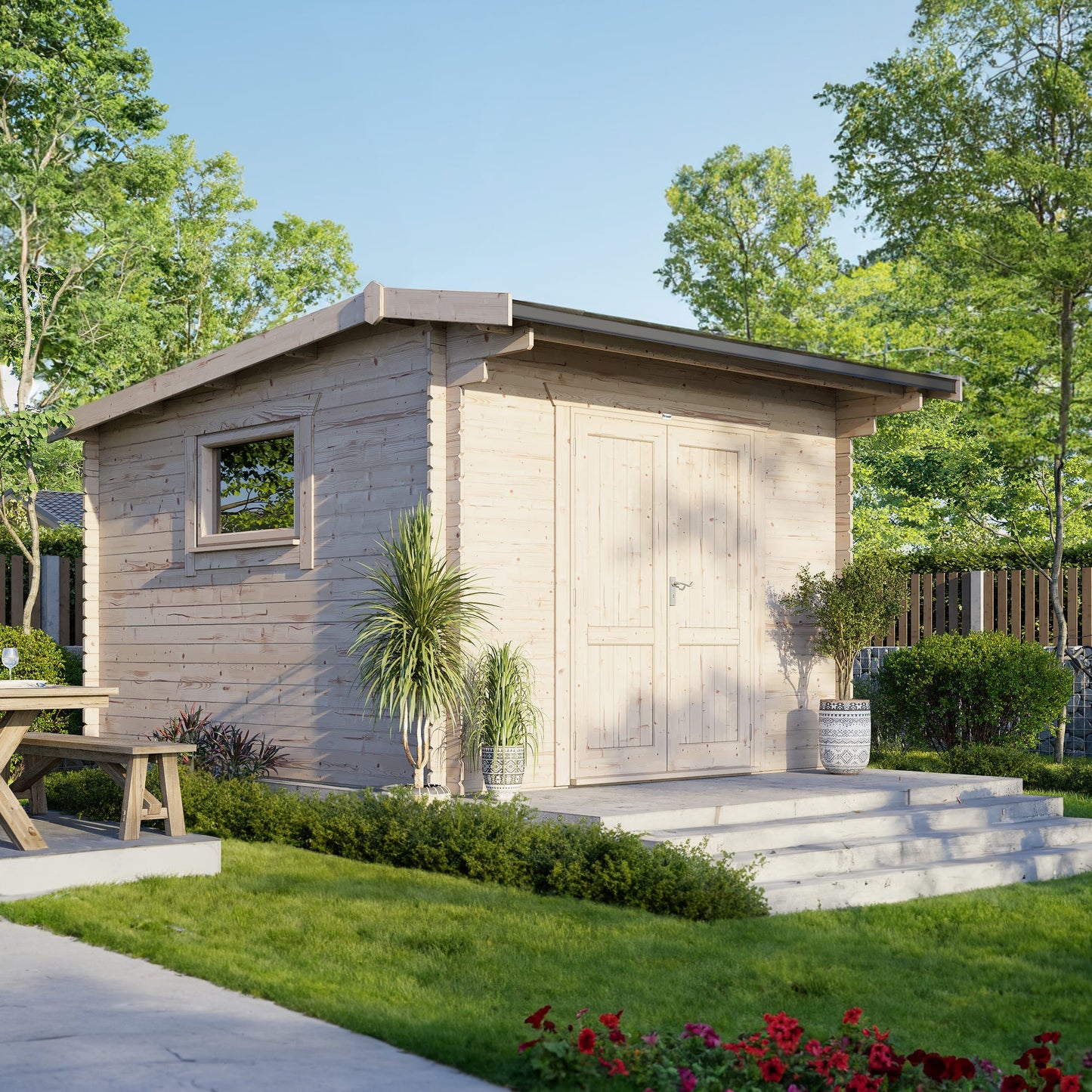 Apex Workshop Log Cabin