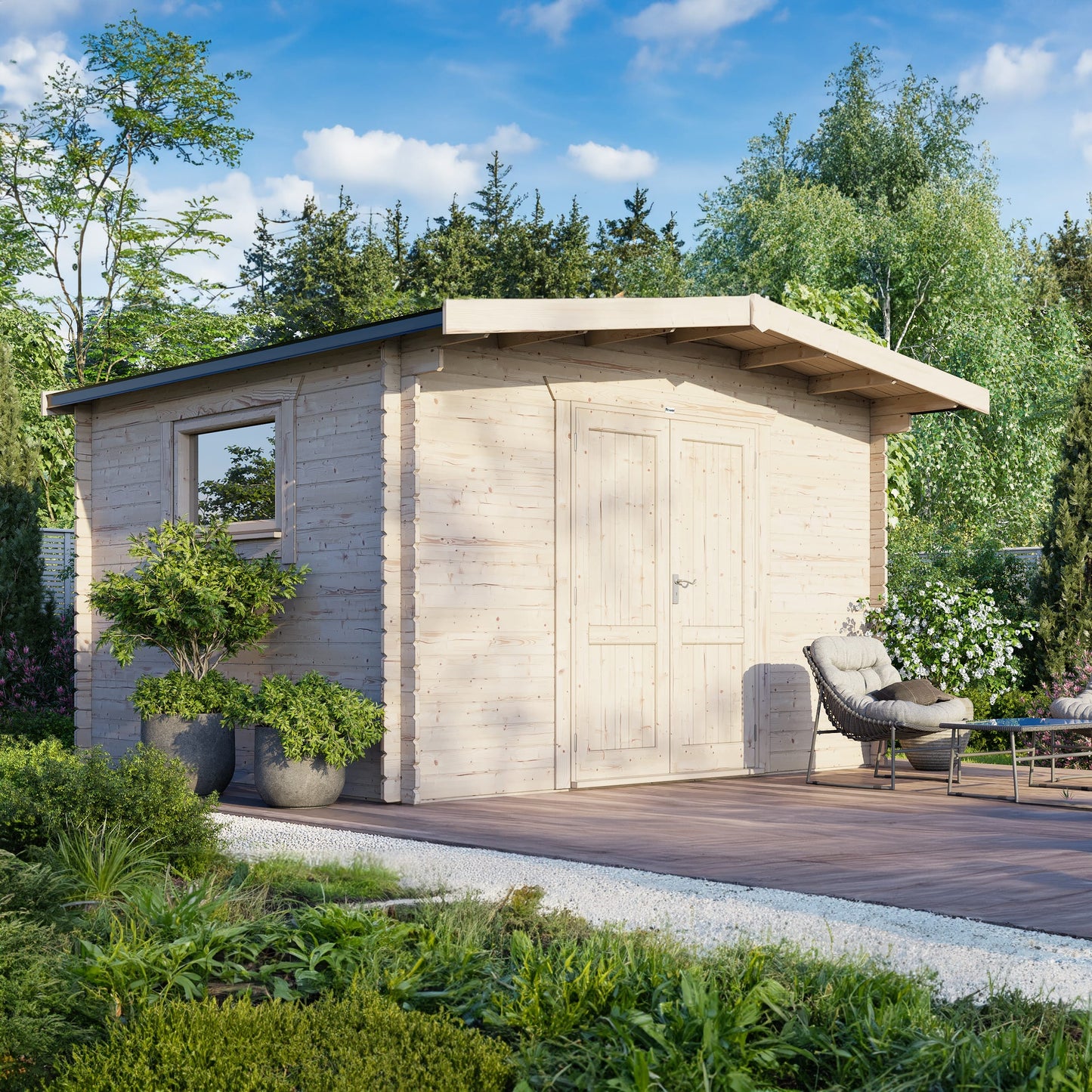 Chalet Workshop Log Cabin