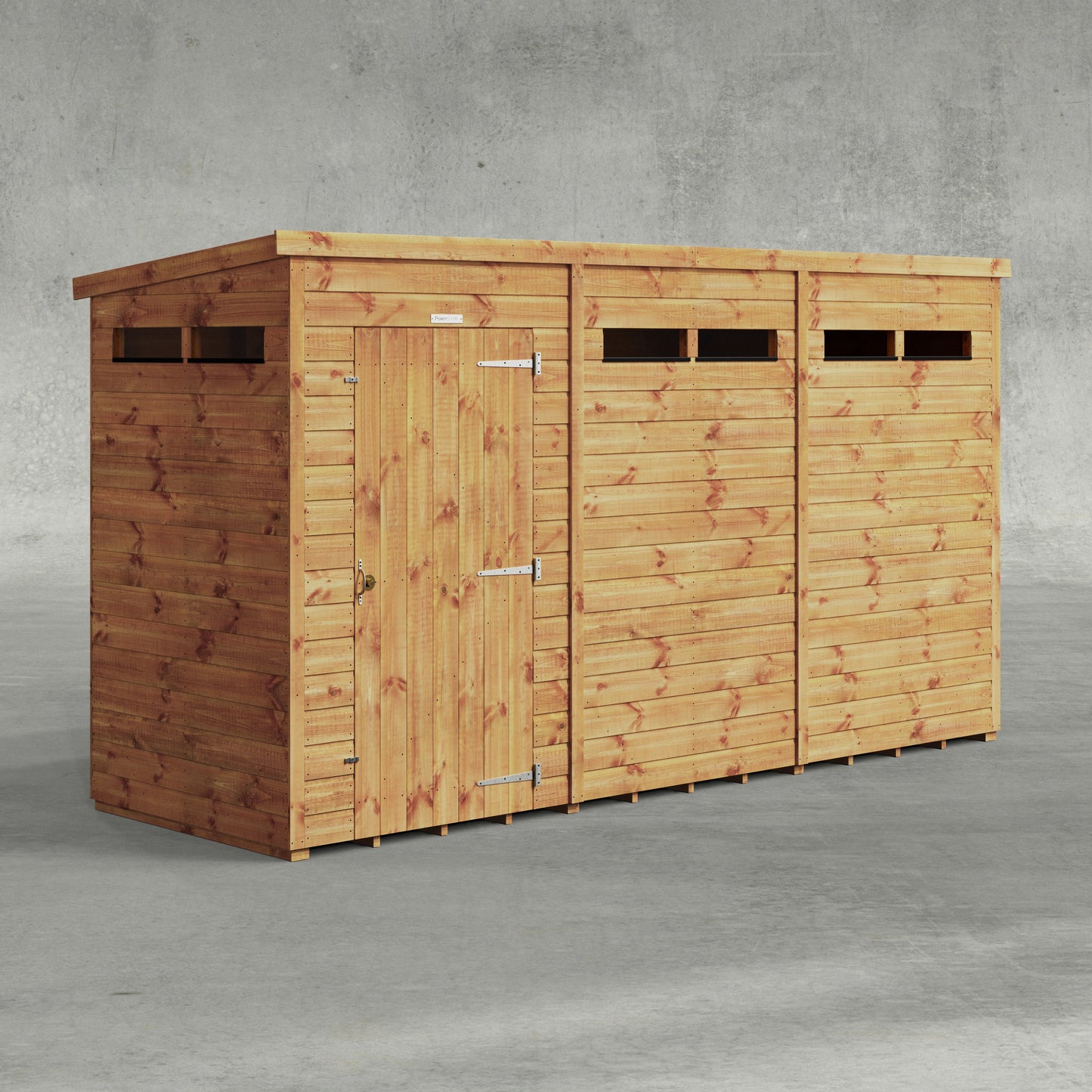 Pent Security Shed