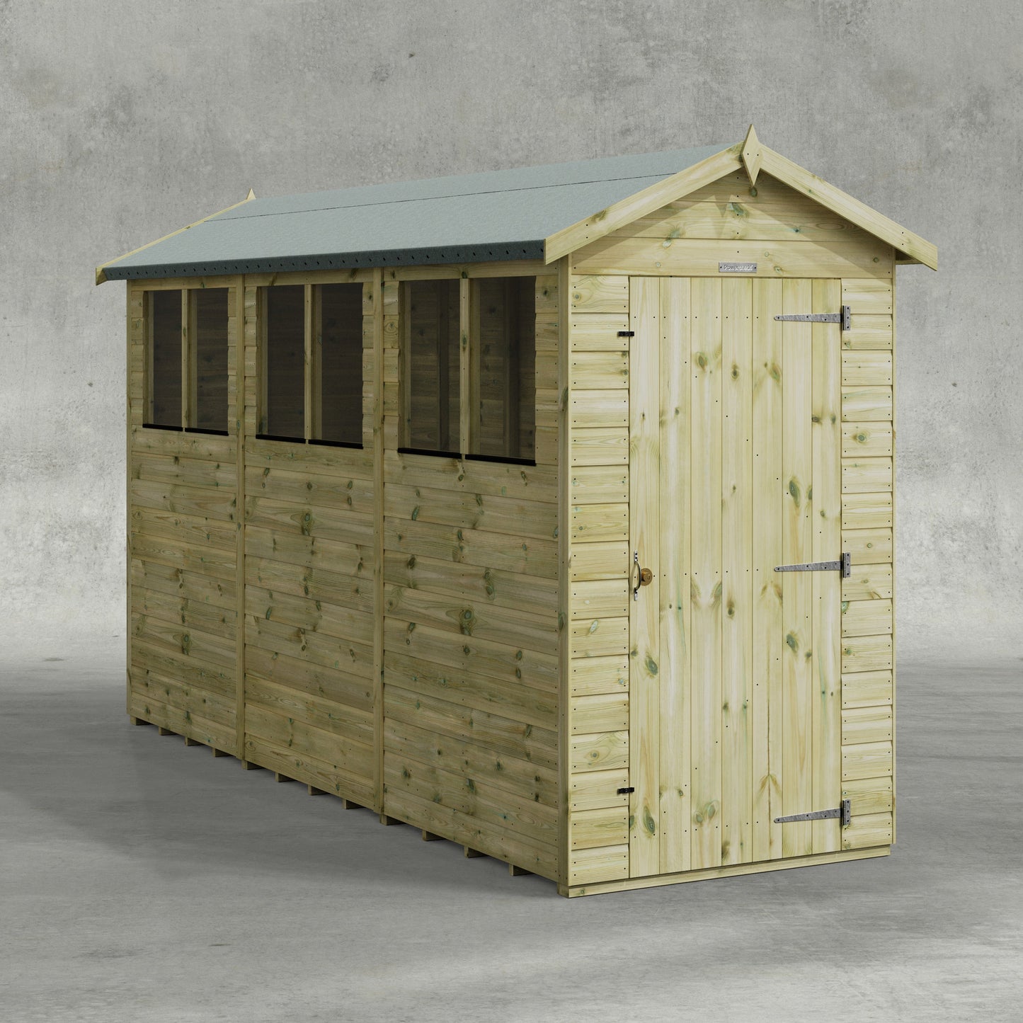 Premium Gartenhaus mit Satteldach