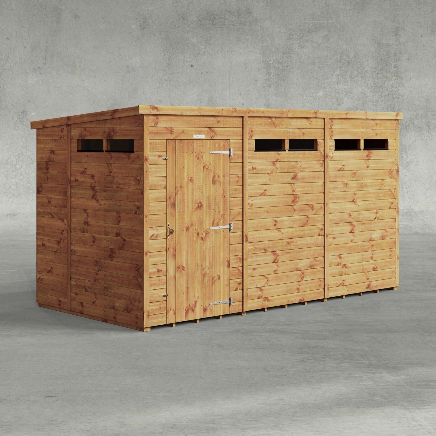 Pent Security Shed