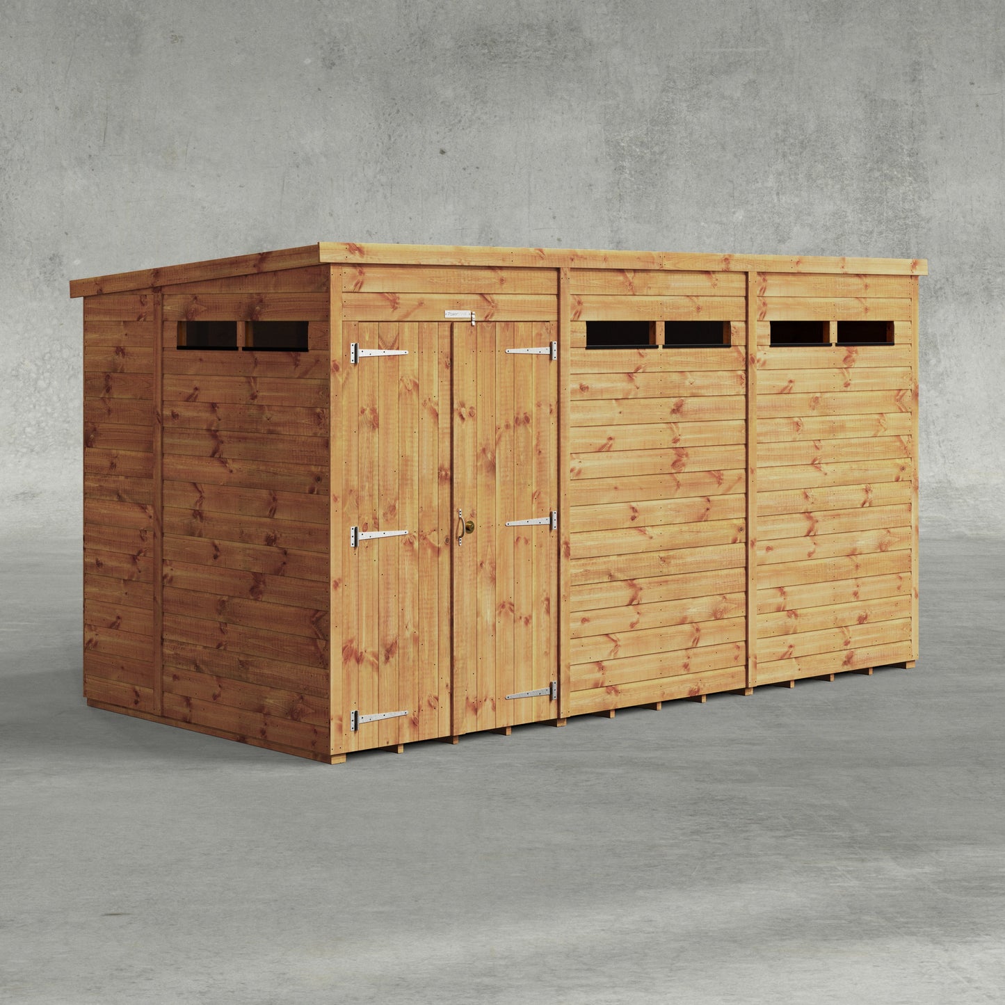 Pent Security Shed