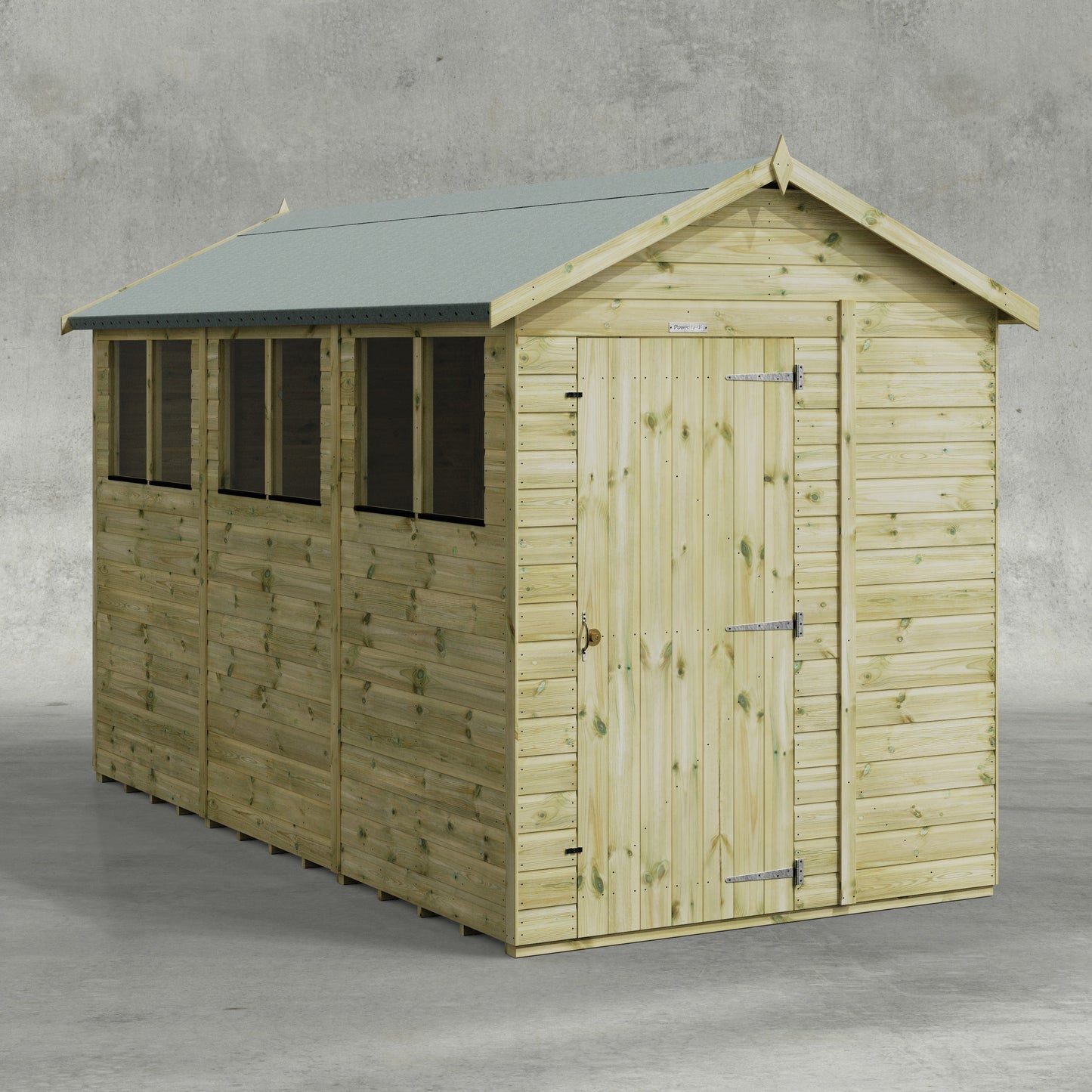 Premium Gartenhaus mit Satteldach