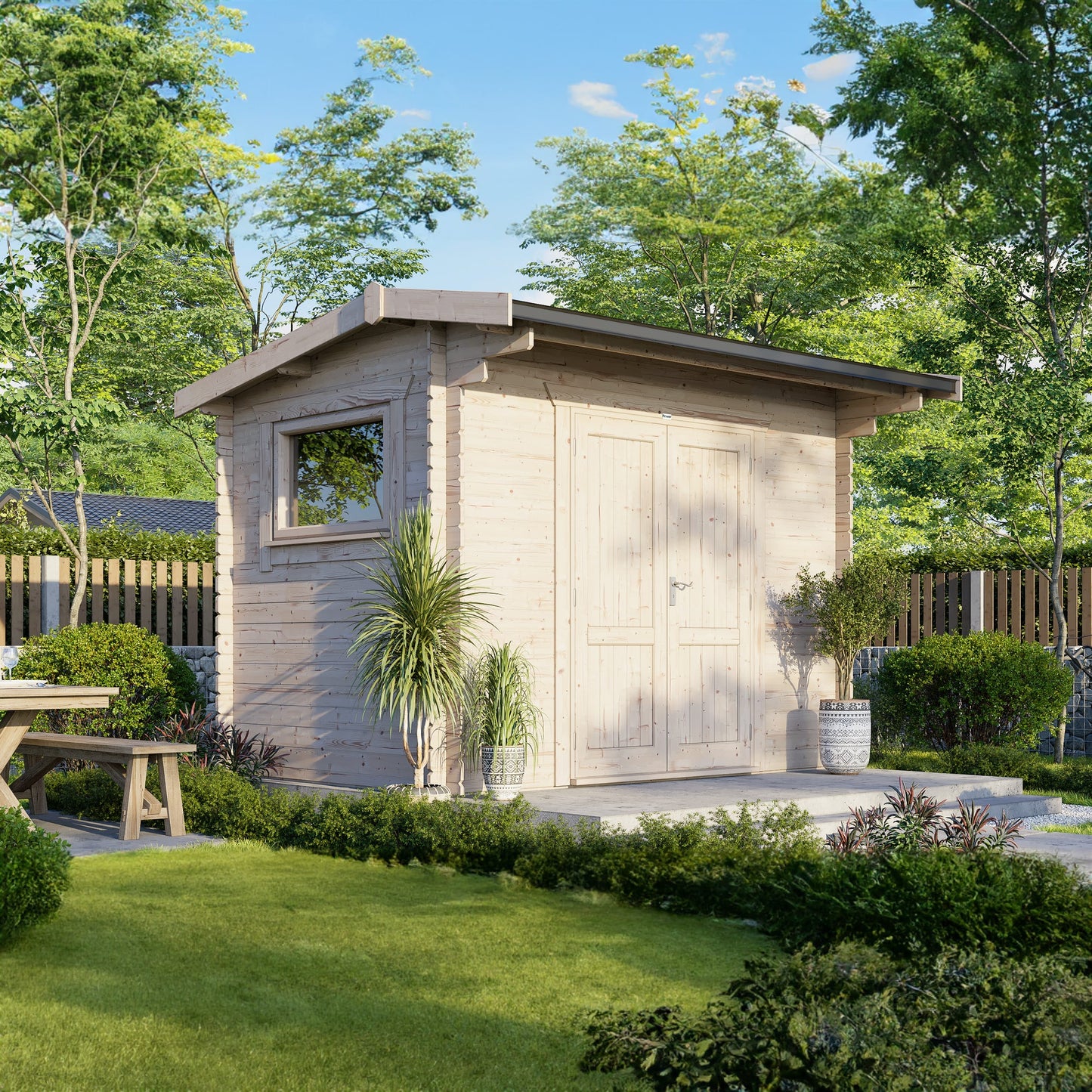 Apex Workshop Log Cabin