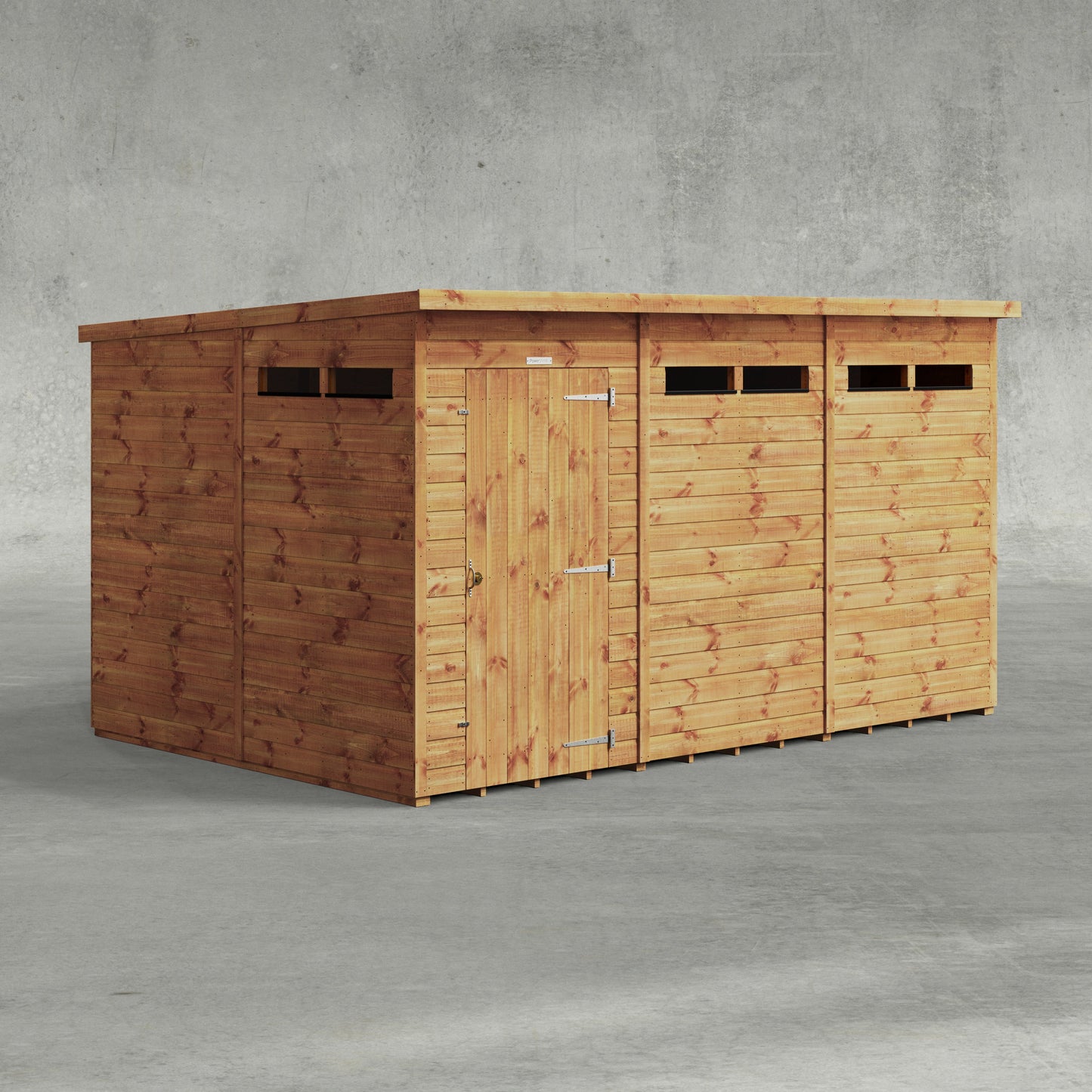 Pent Security Shed