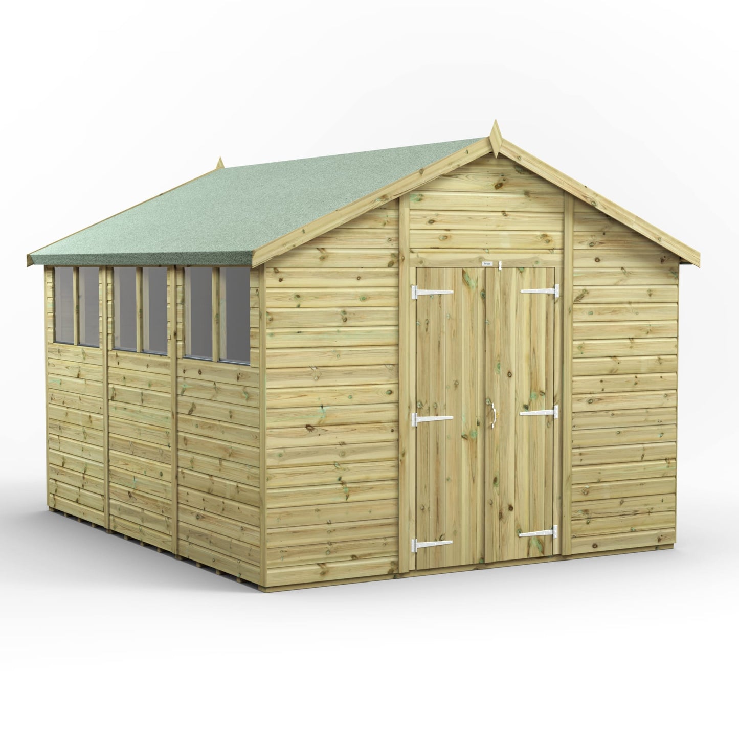 Premium Gartenhaus mit Satteldach