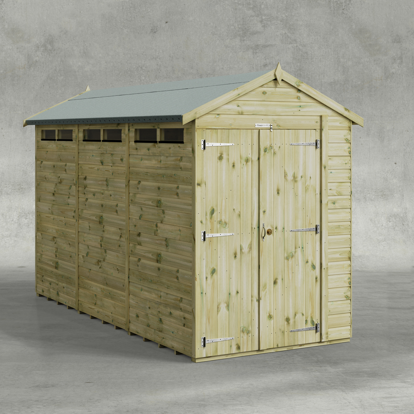 Premium Apex Security Shed