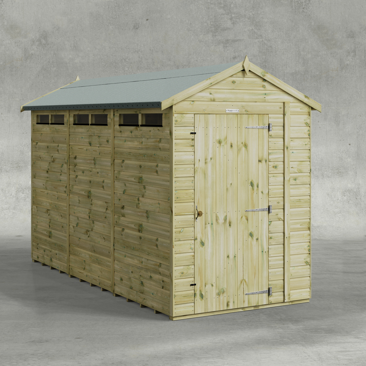 Premium Apex Security Shed