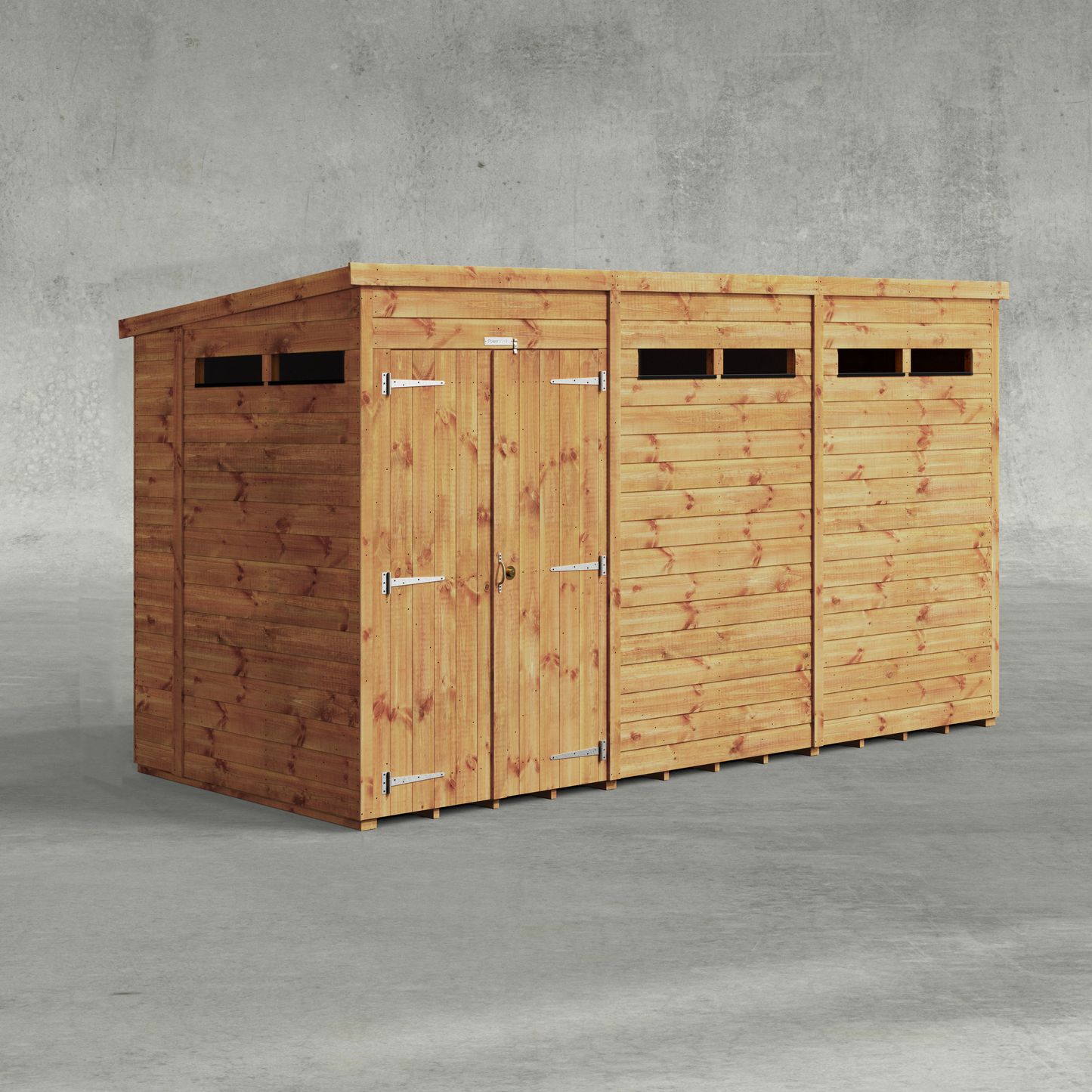 Pent Security Shed