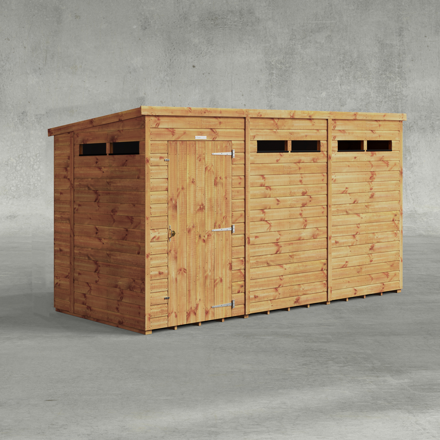 Pent Security Shed