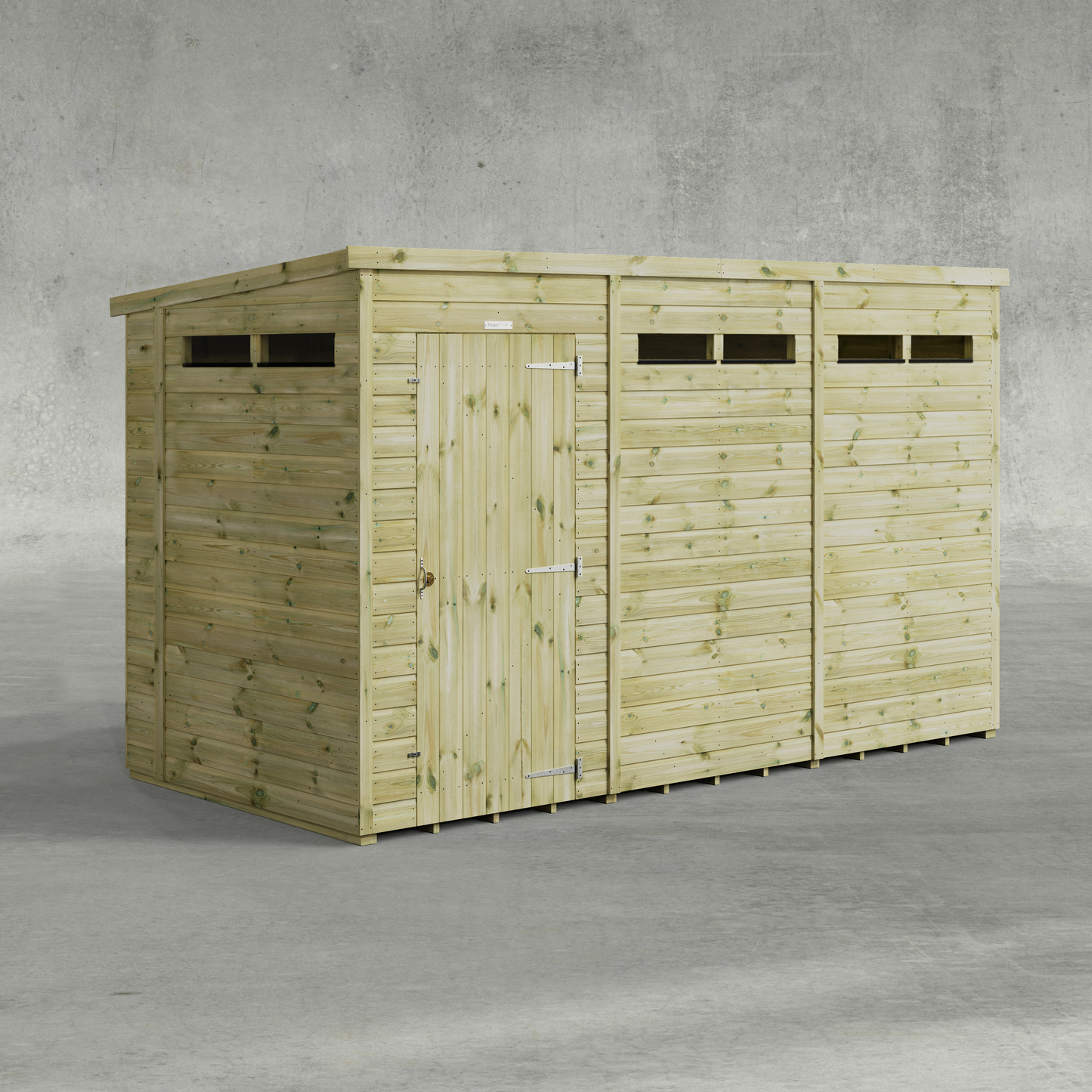 Premium Pent Security Shed