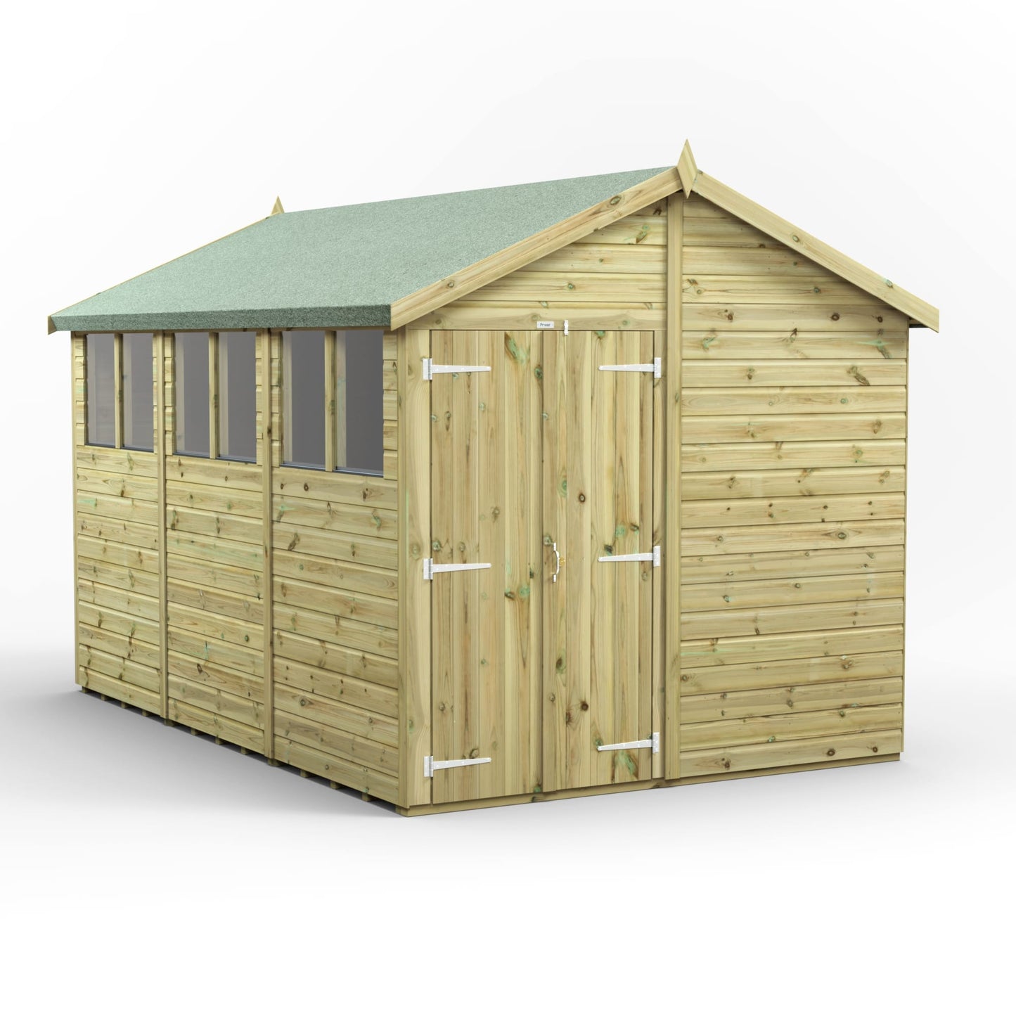 Premium Gartenhaus mit Satteldach