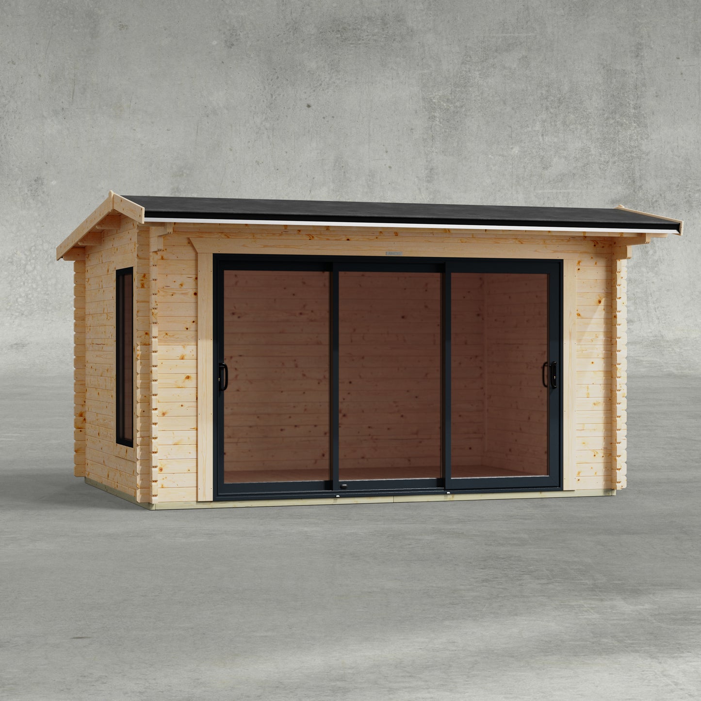 Apex Aluminium Log Cabin