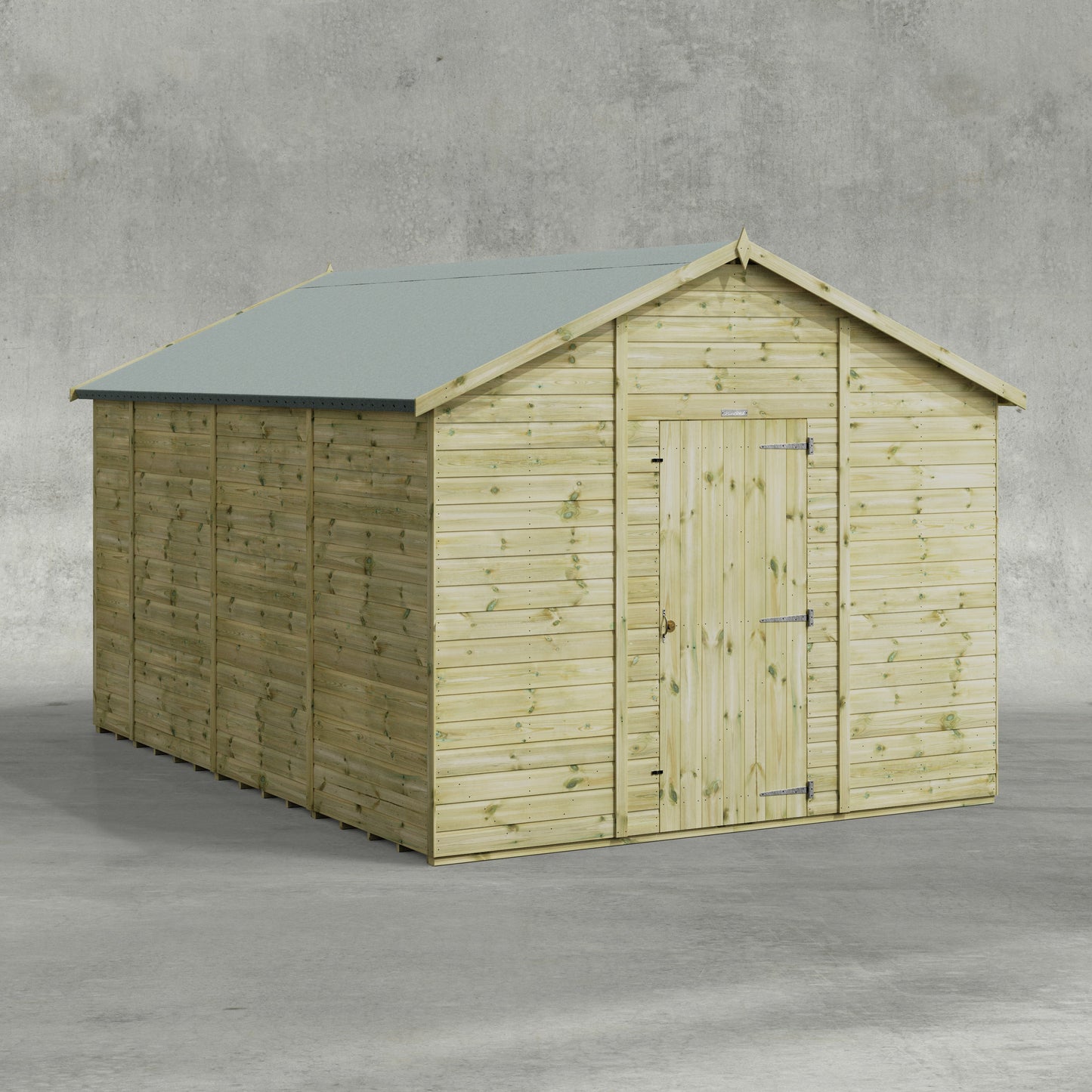 Premium Gartenhaus mit Satteldach