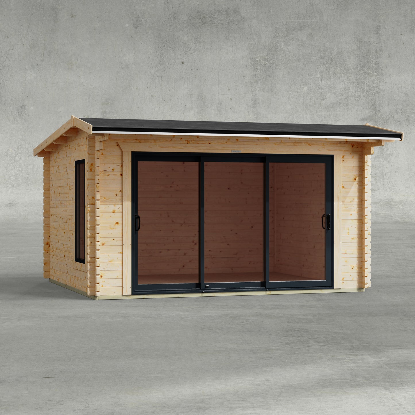 Apex Aluminium Log Cabin