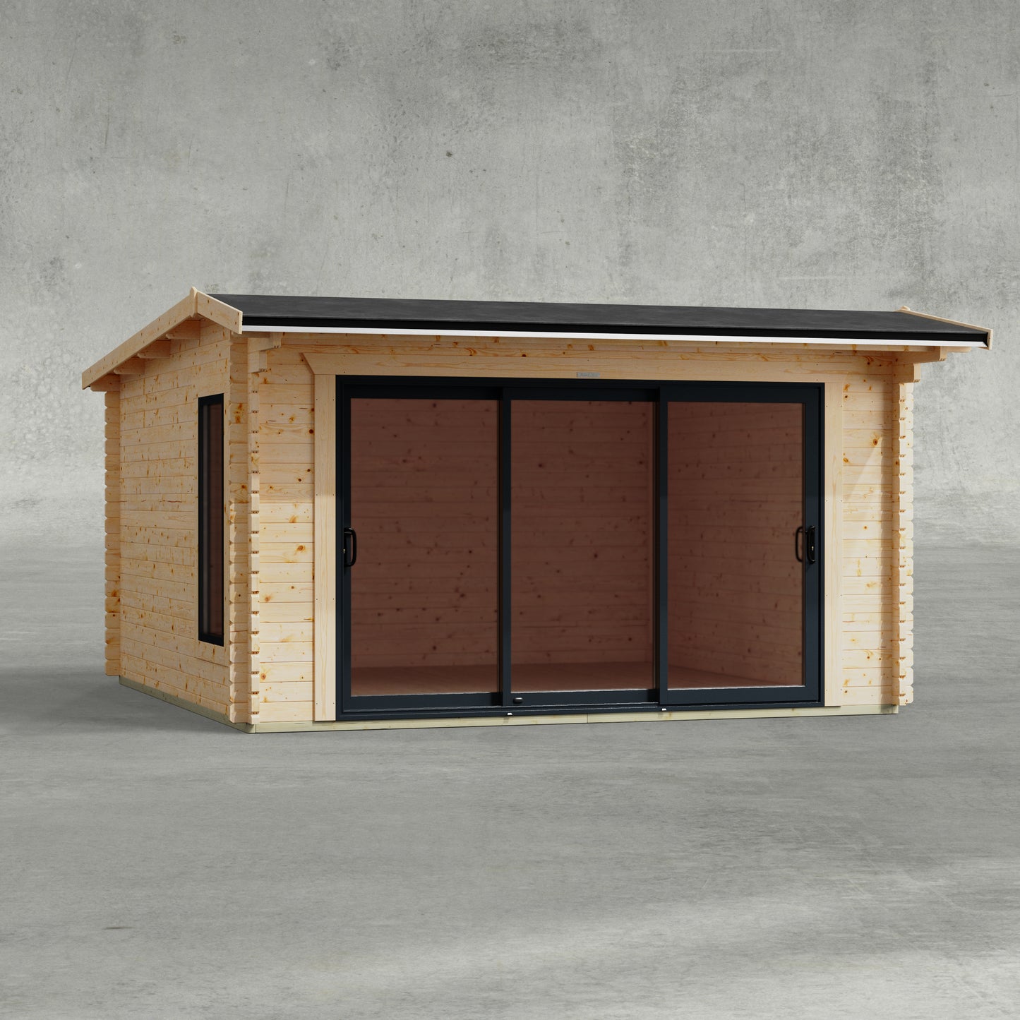 Apex Aluminium Log Cabin