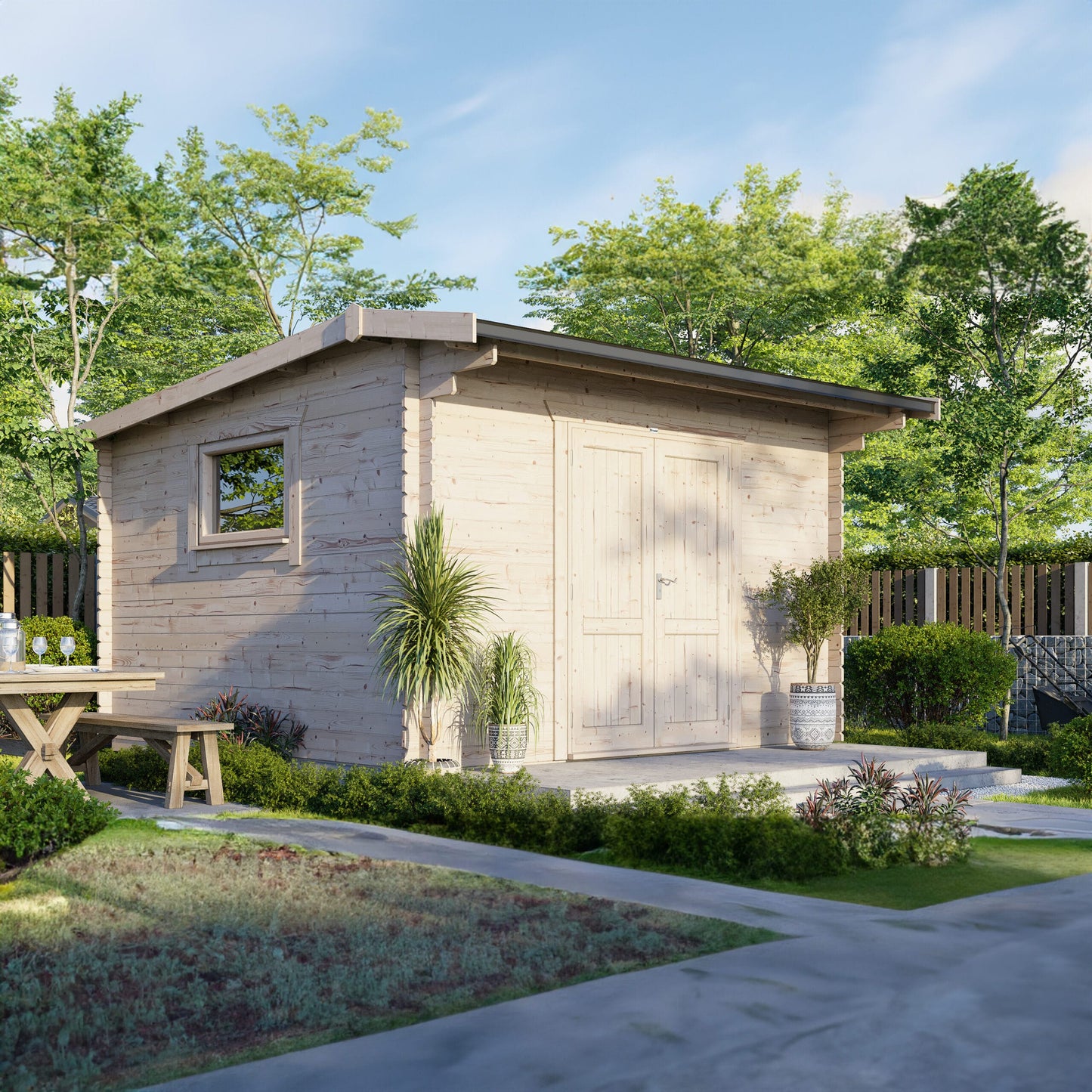 Apex Workshop Log Cabin