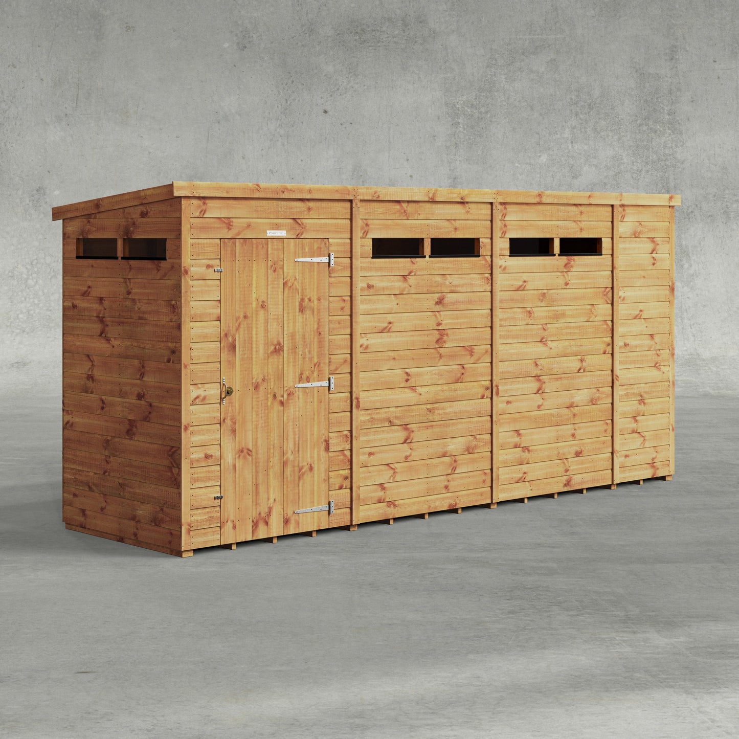 Pent Security Shed