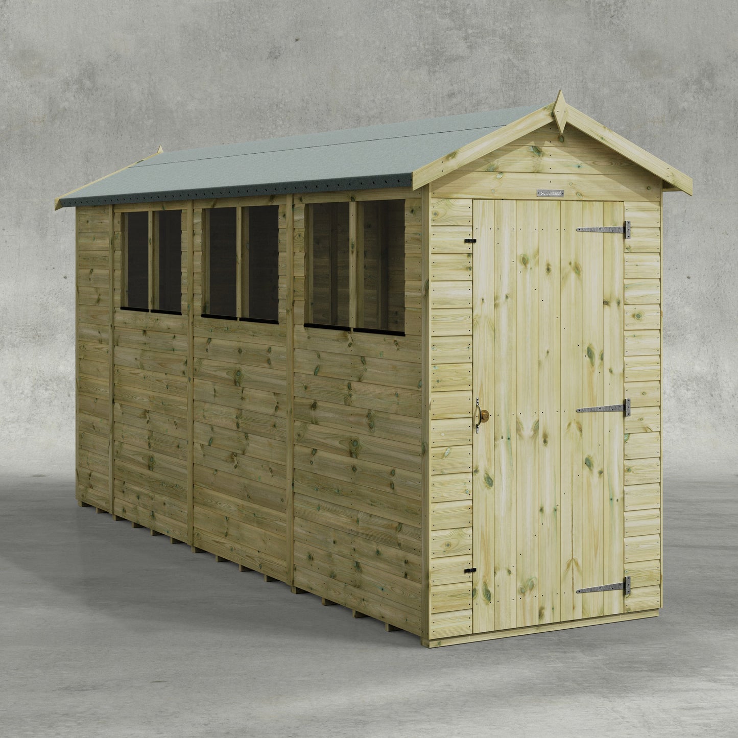 Premium Gartenhaus mit Satteldach