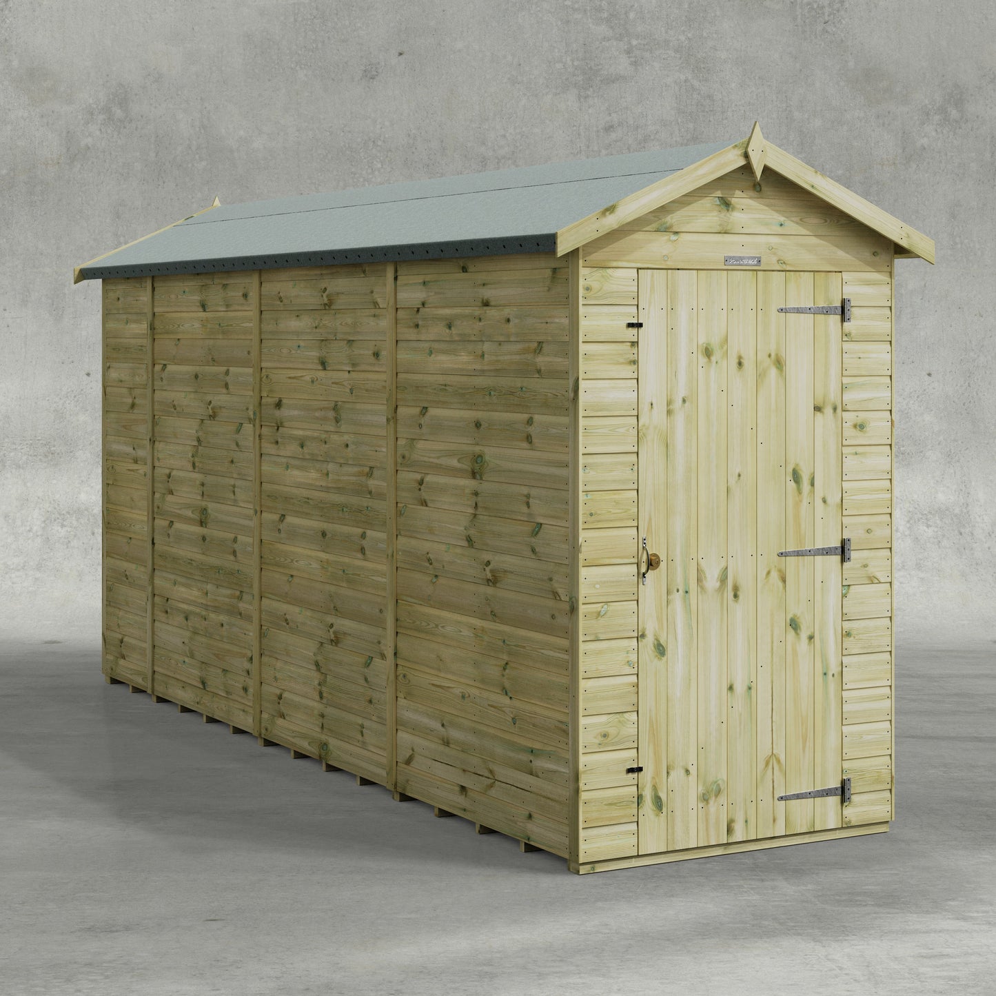 Premium Gartenhaus mit Satteldach