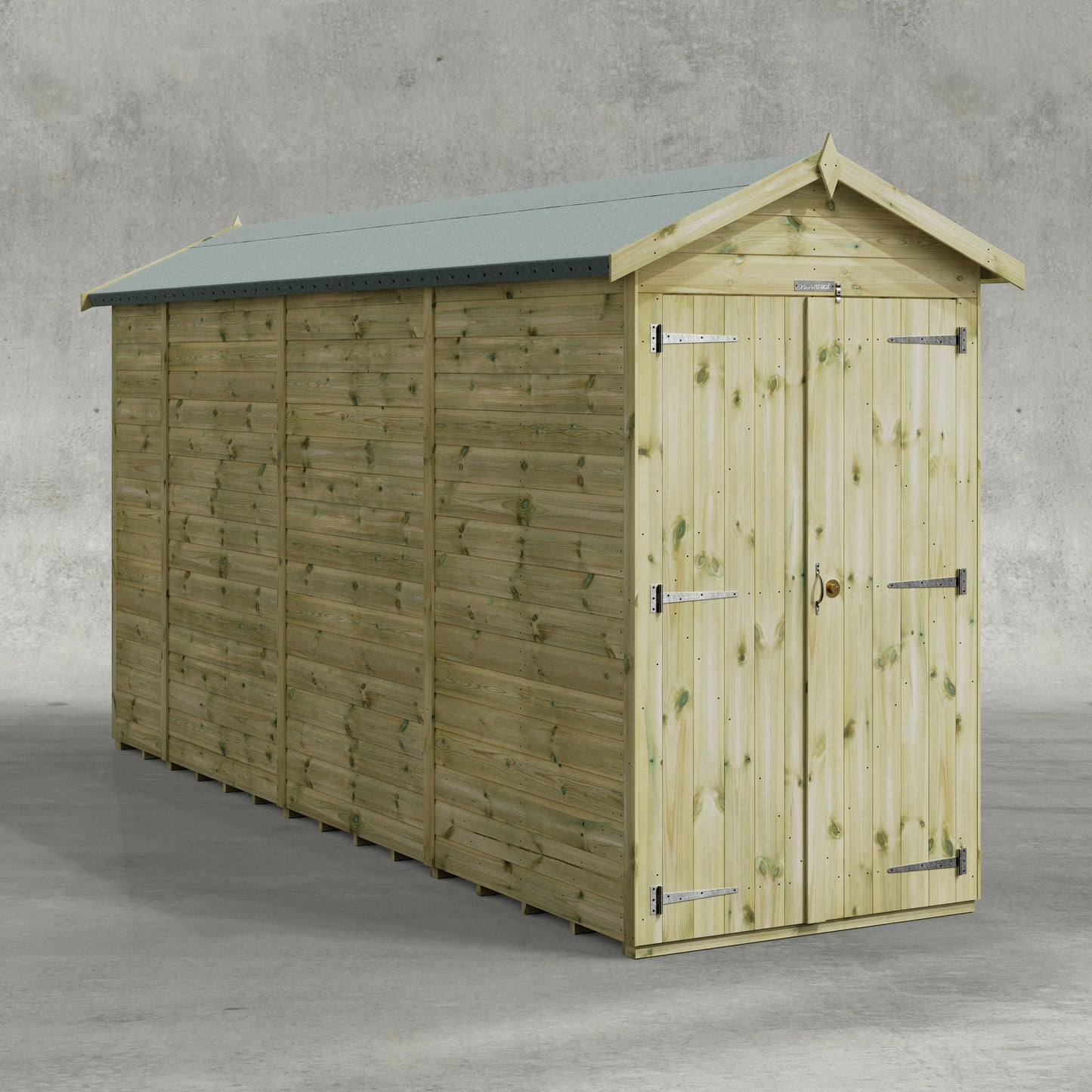 Premium Gartenhaus mit Satteldach