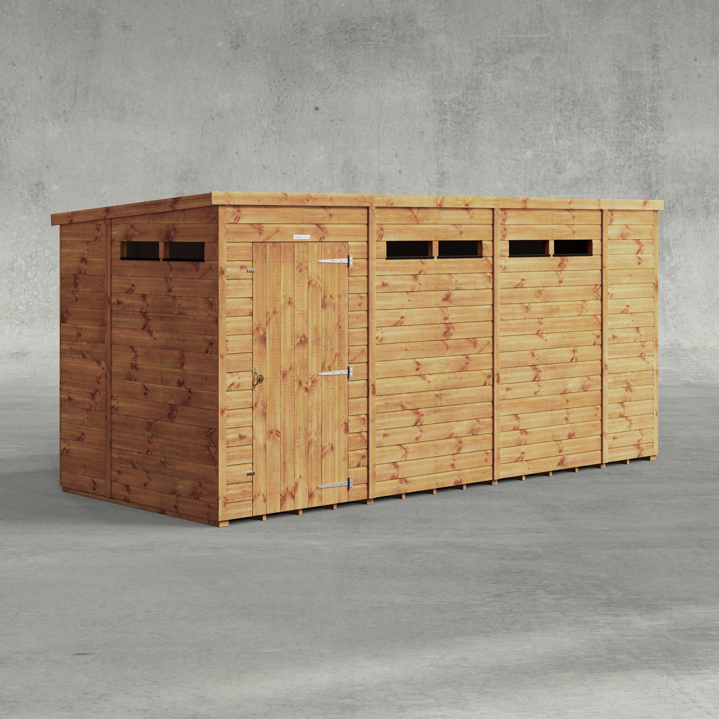 Pent Security Shed