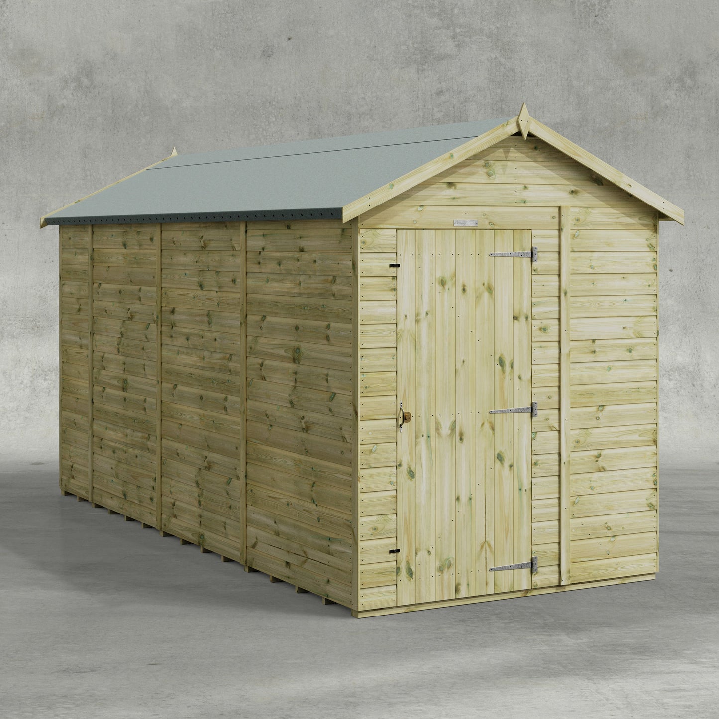 Premium Gartenhaus mit Satteldach