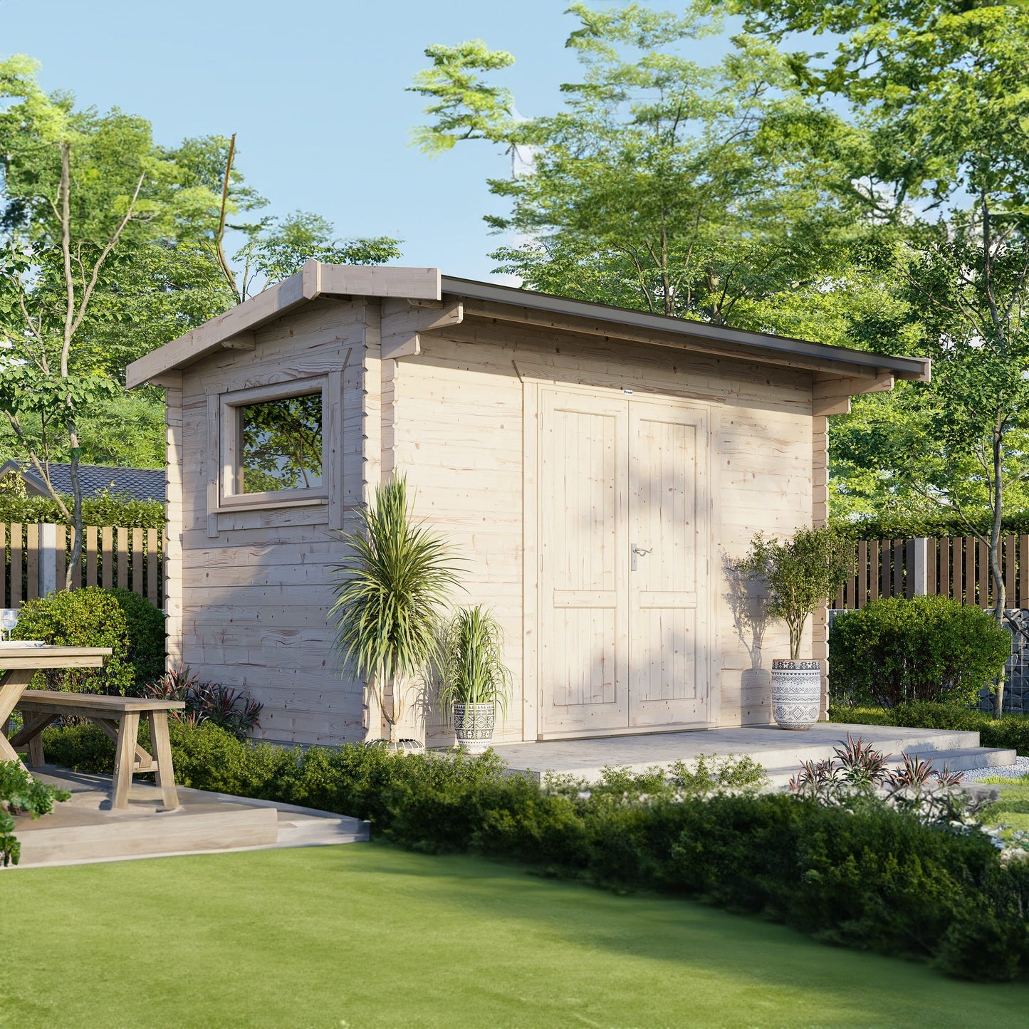 Apex Workshop Log Cabin