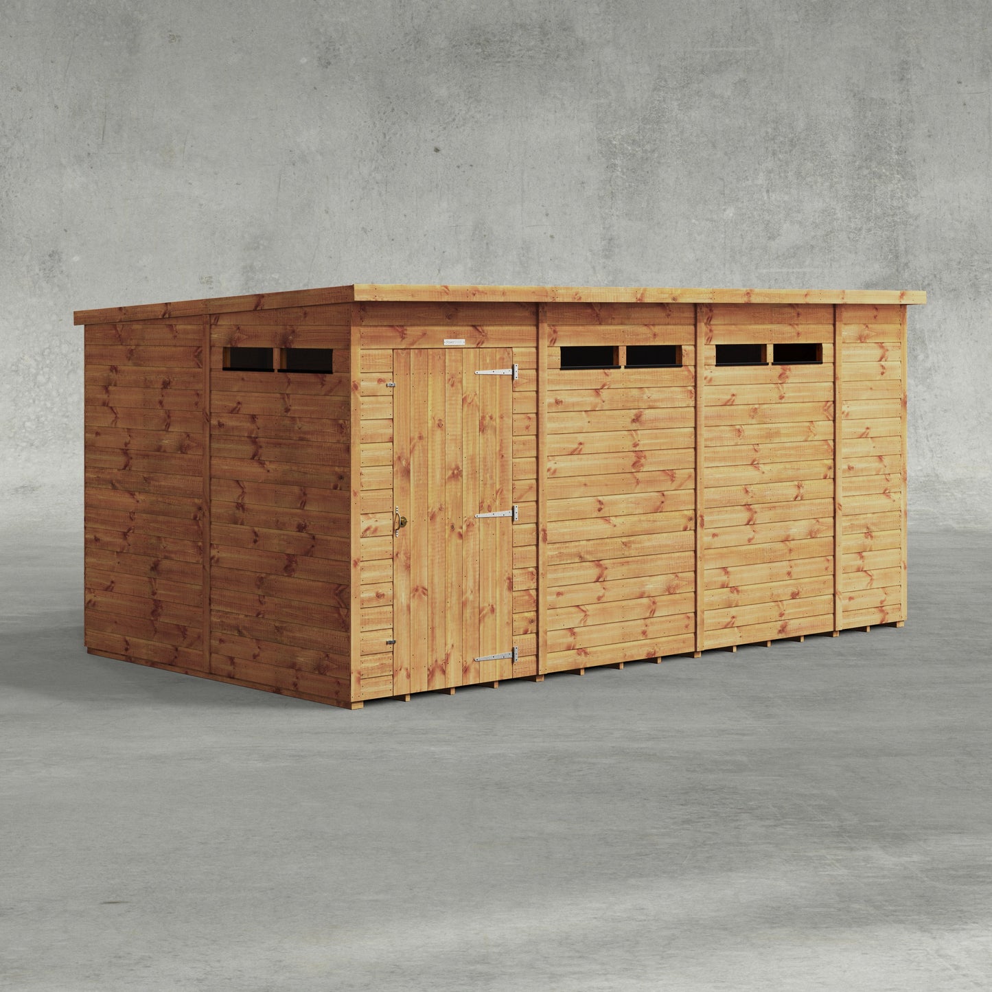 Pent Security Shed