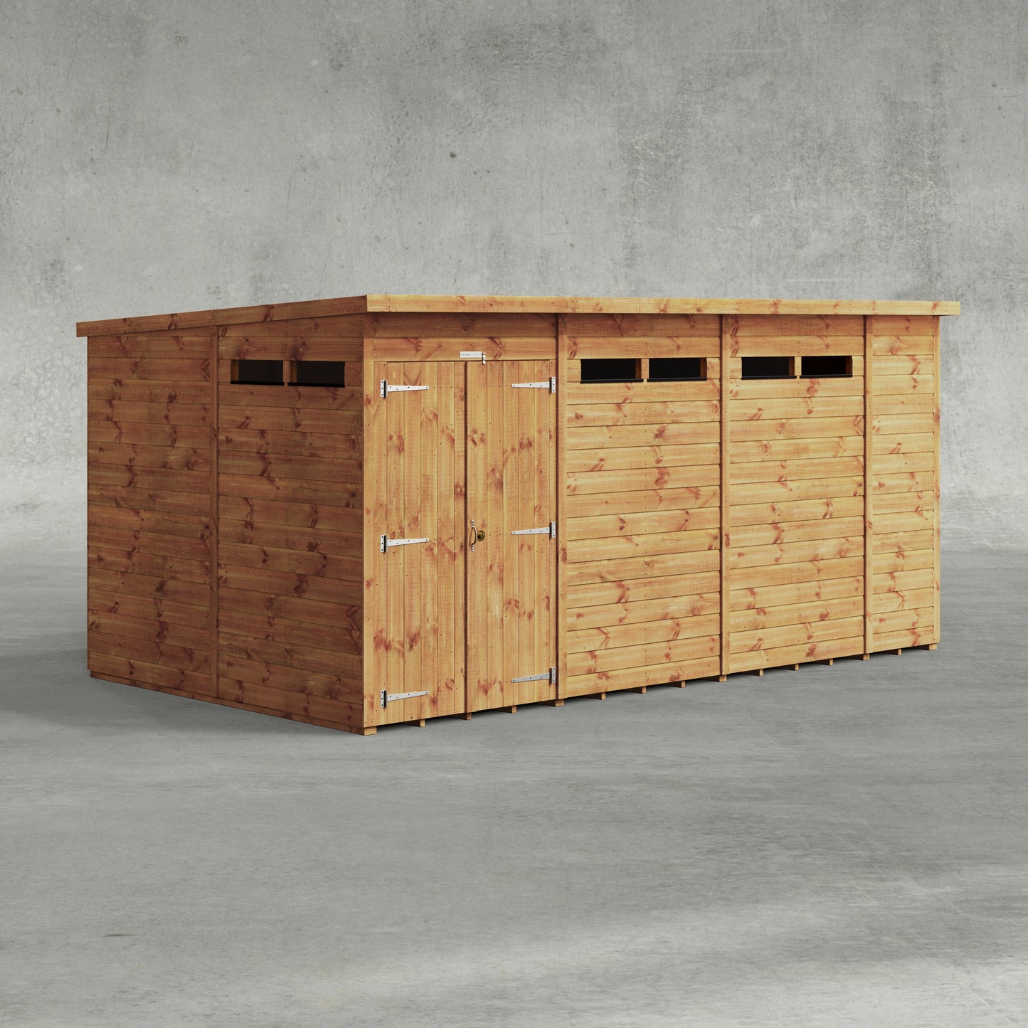 Pent Security Shed