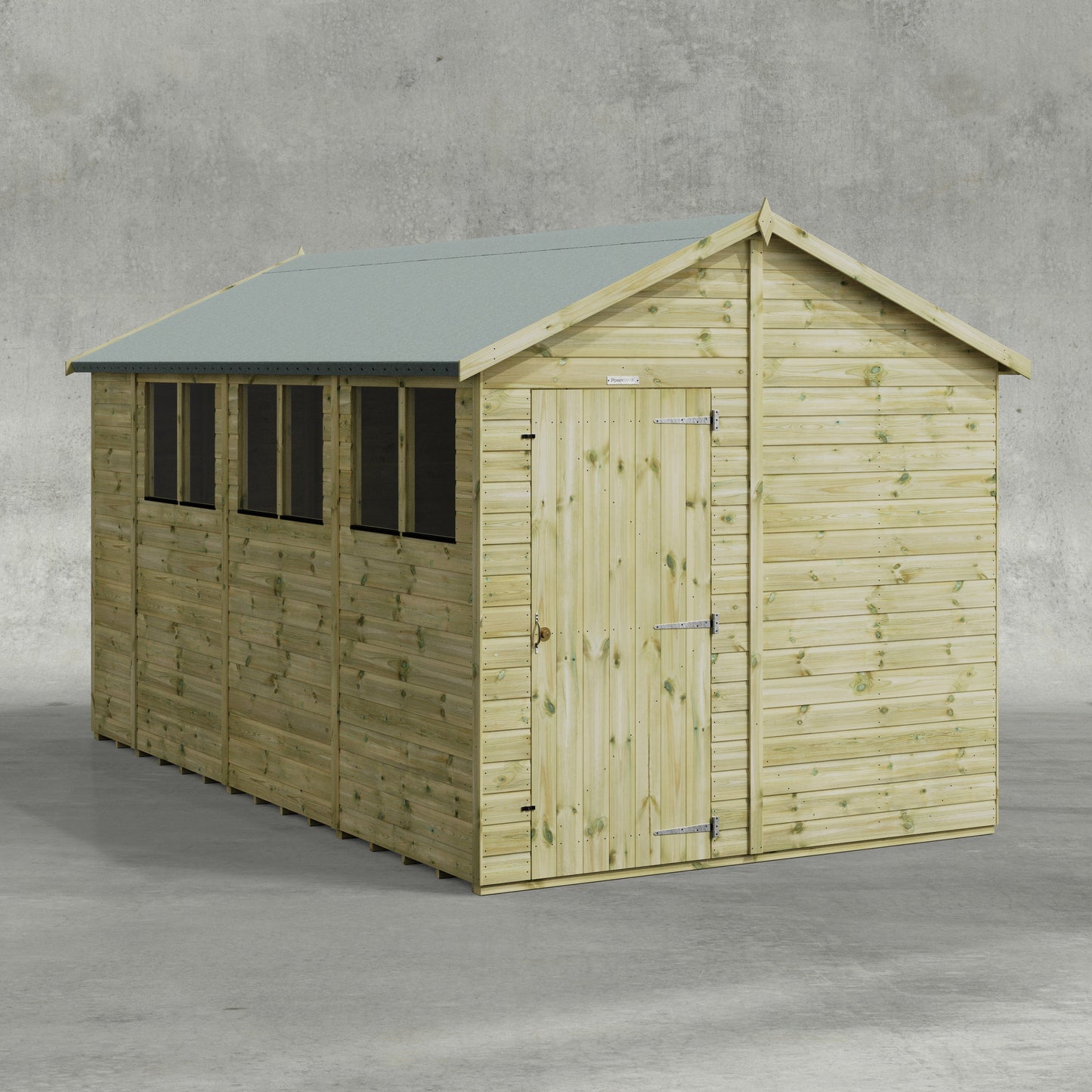 Premium Gartenhaus mit Satteldach