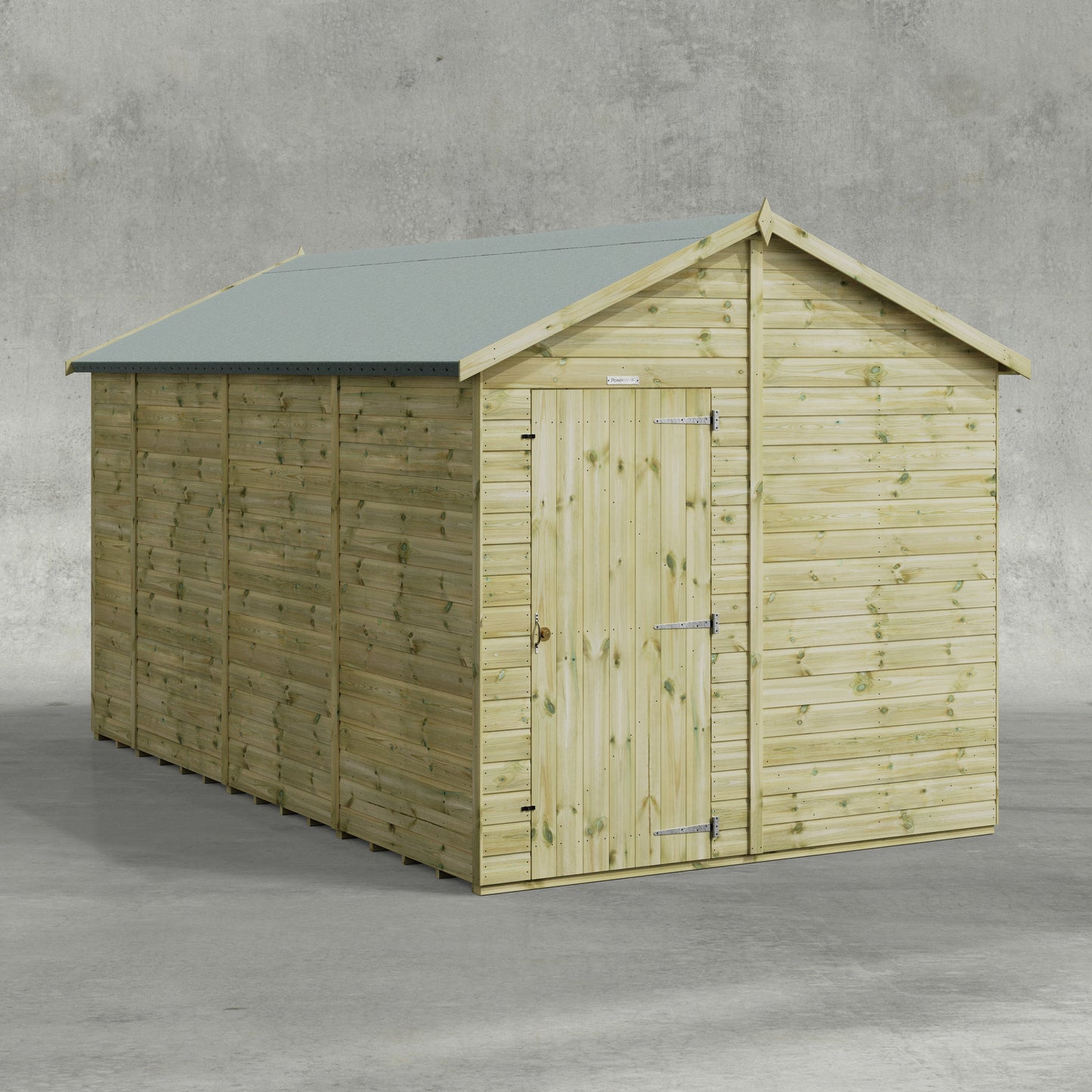Premium Gartenhaus mit Satteldach
