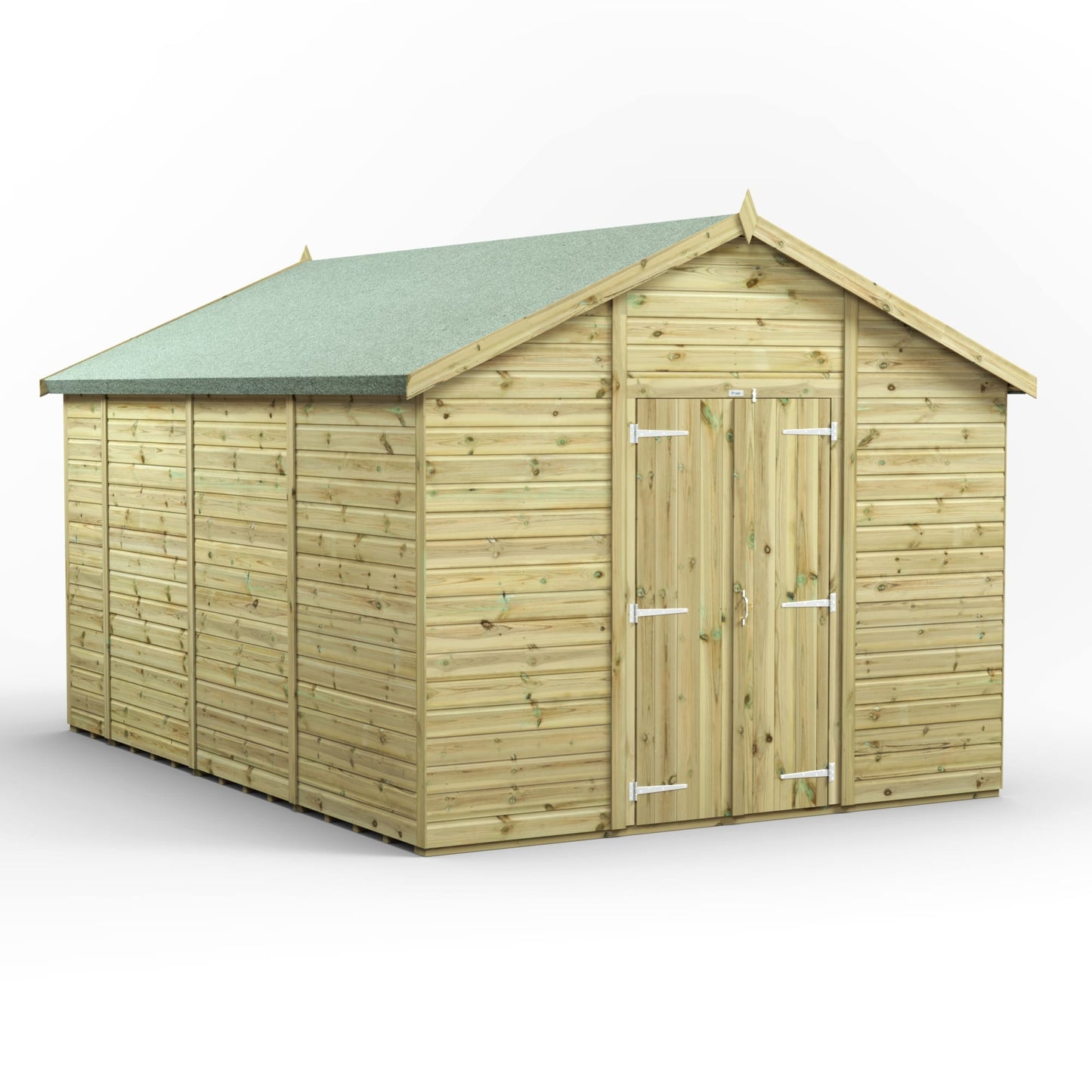 Premium Gartenhaus mit Satteldach