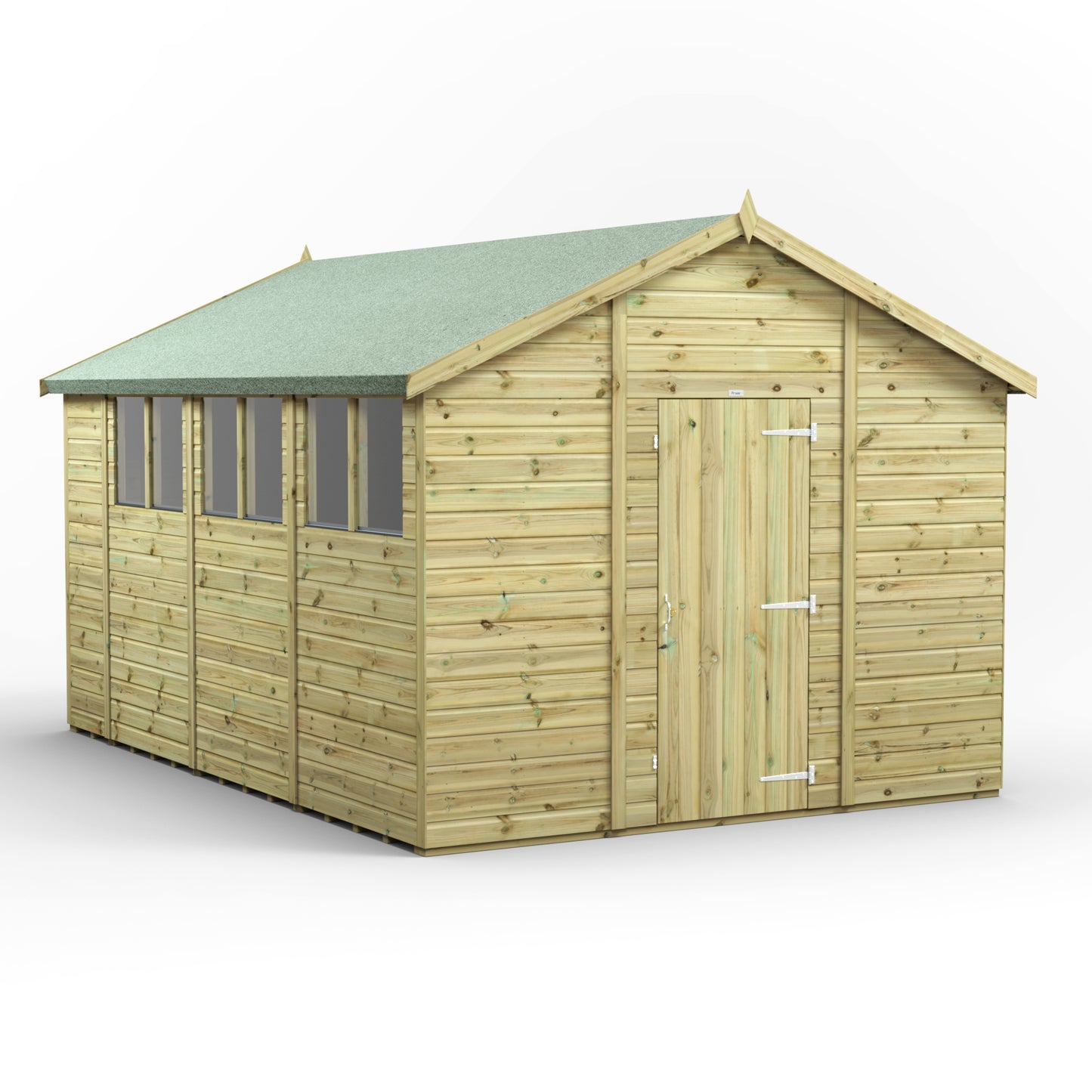 Premium Gartenhaus mit Satteldach