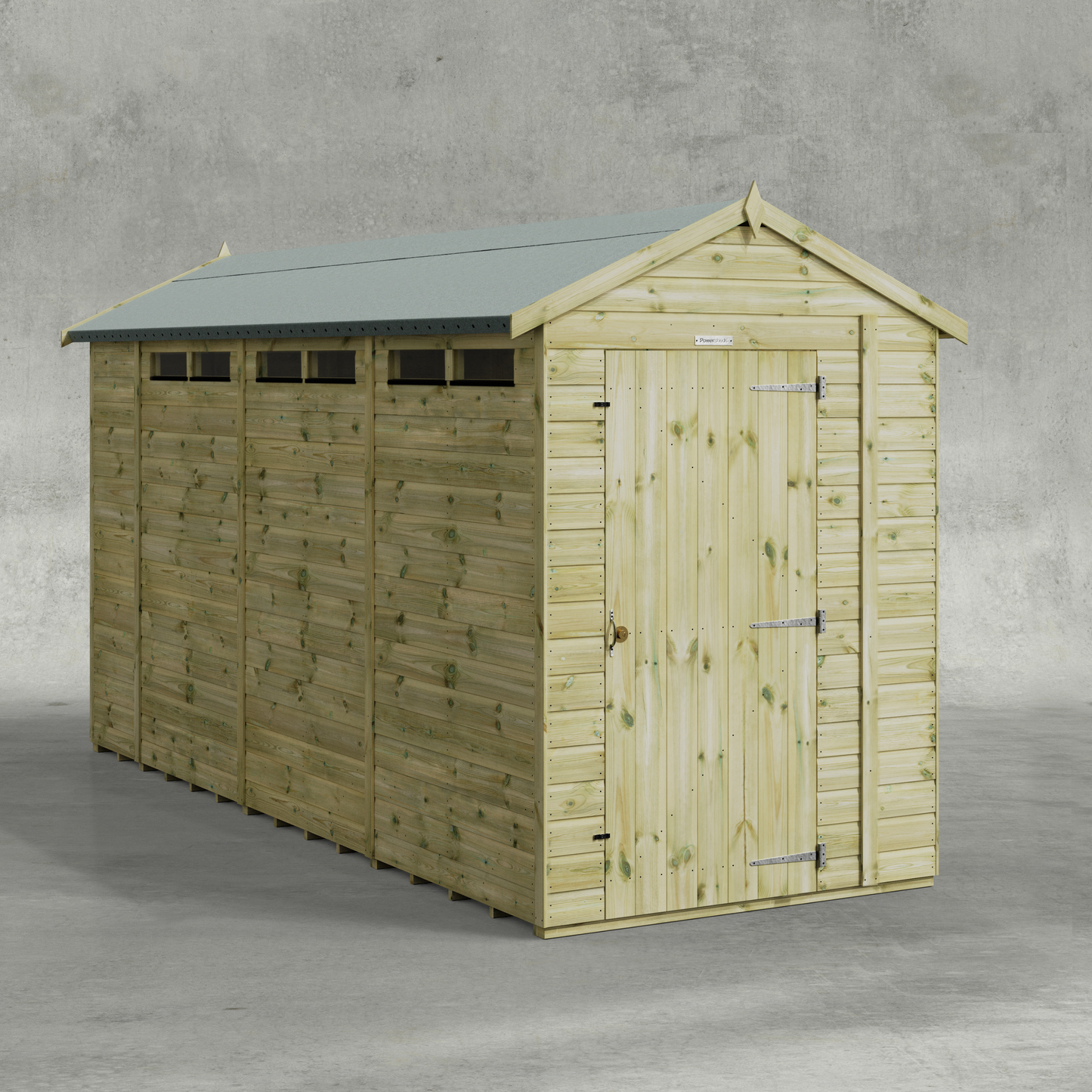Premium Apex Security Shed