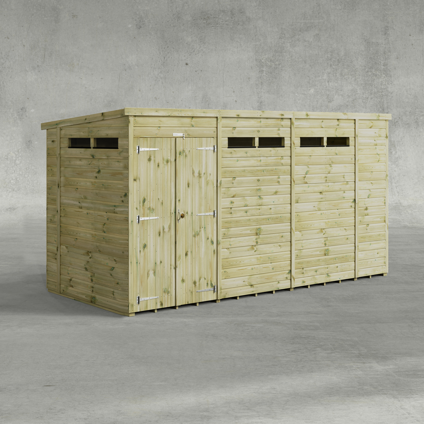 Premium Pent Security Shed