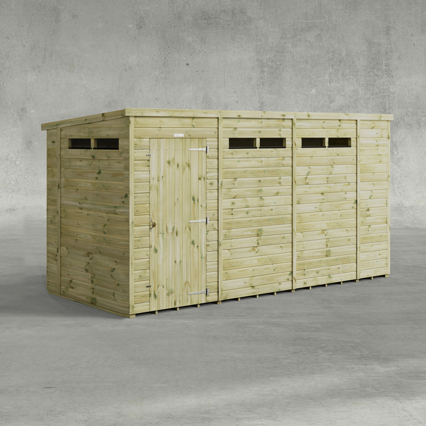 Premium Pent Security Shed