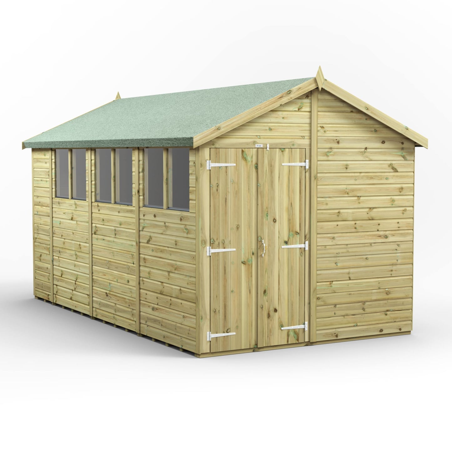 Premium Gartenhaus mit Satteldach