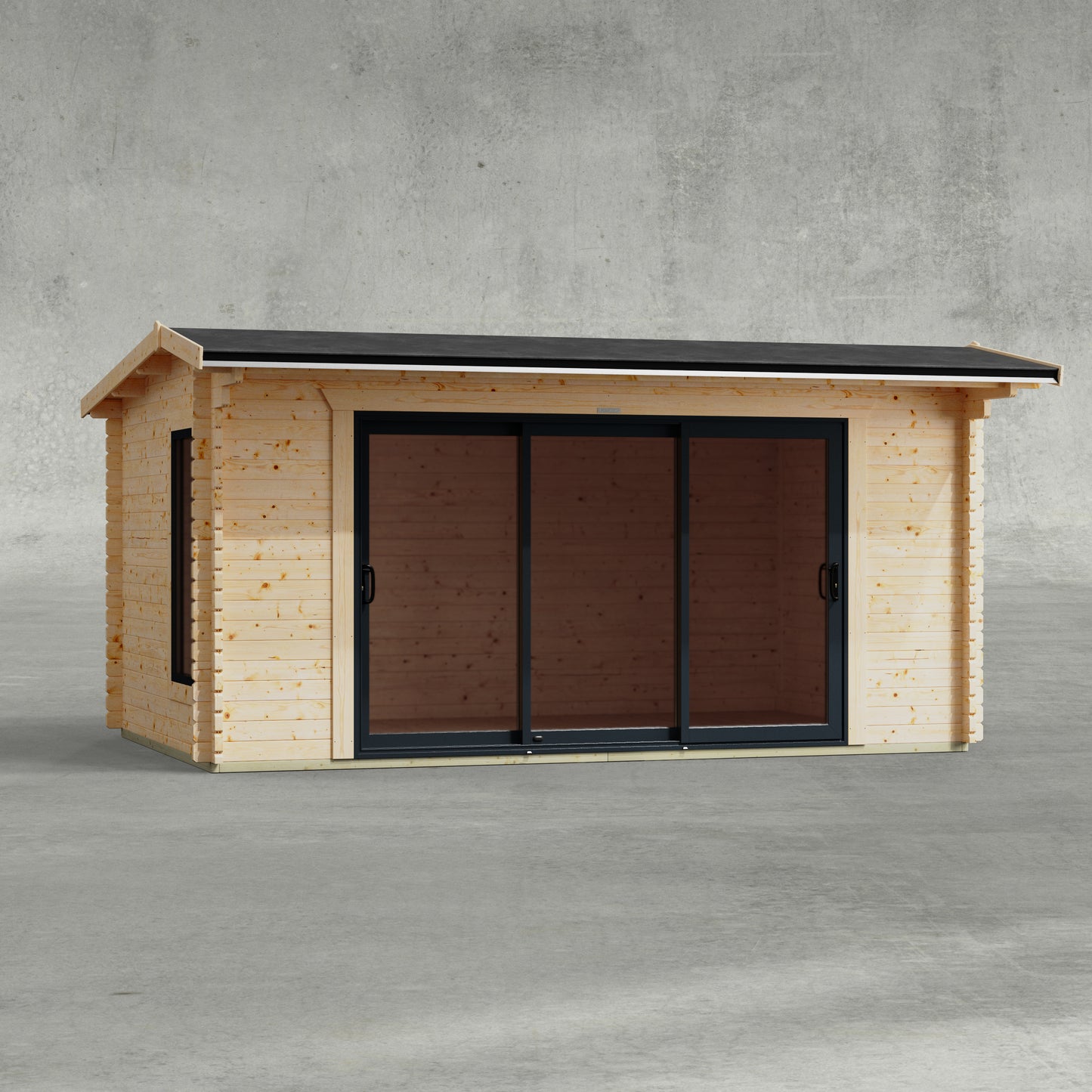 Apex Aluminium Log Cabin