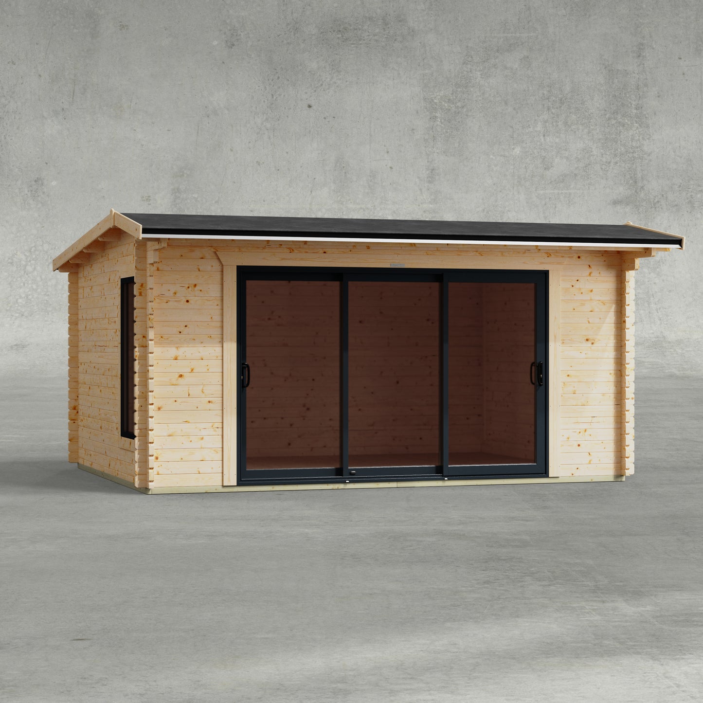 Apex Aluminium Log Cabin