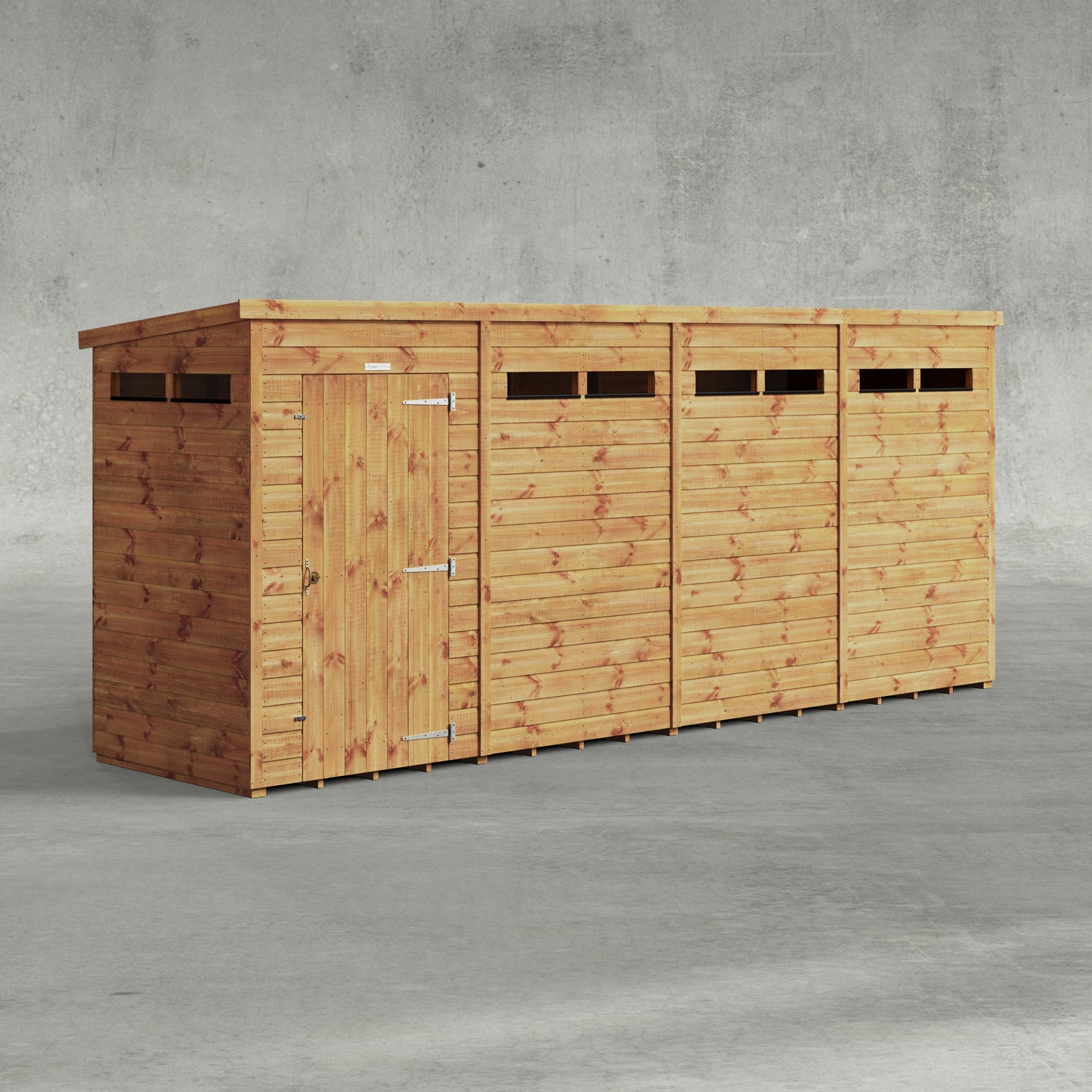 Pent Security Shed